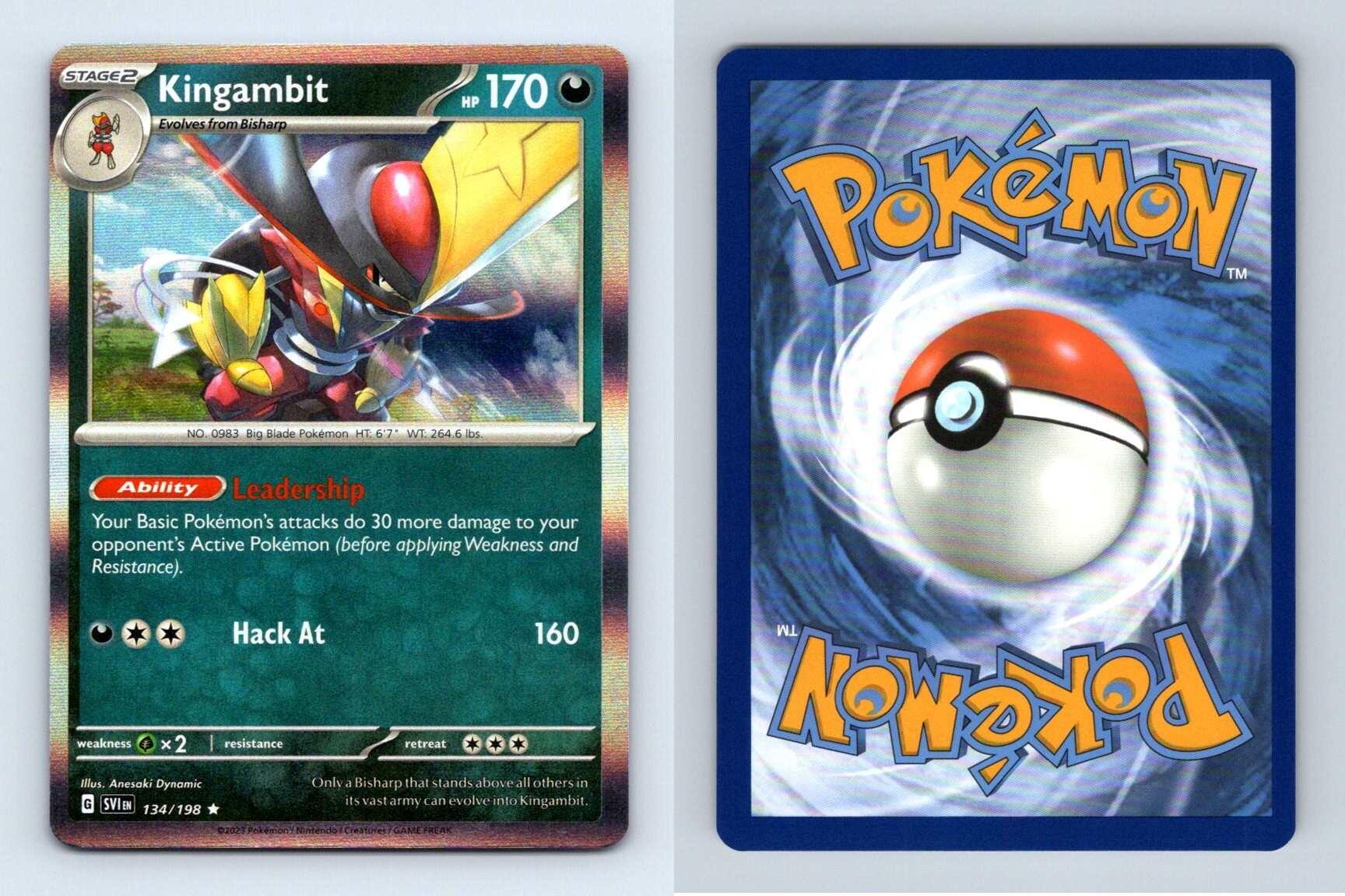 Kingambit - Scarlet & Violet - SVIen Pokémon card 220/198