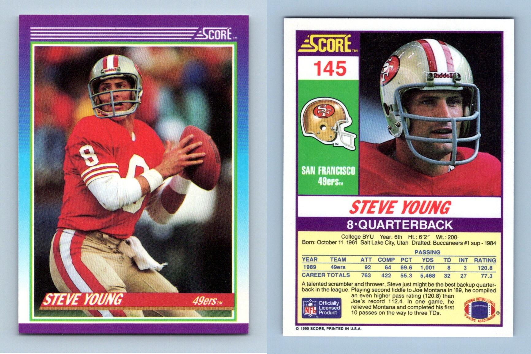 Joe Montana San Francisco 49ers 1989 Panini sticker album