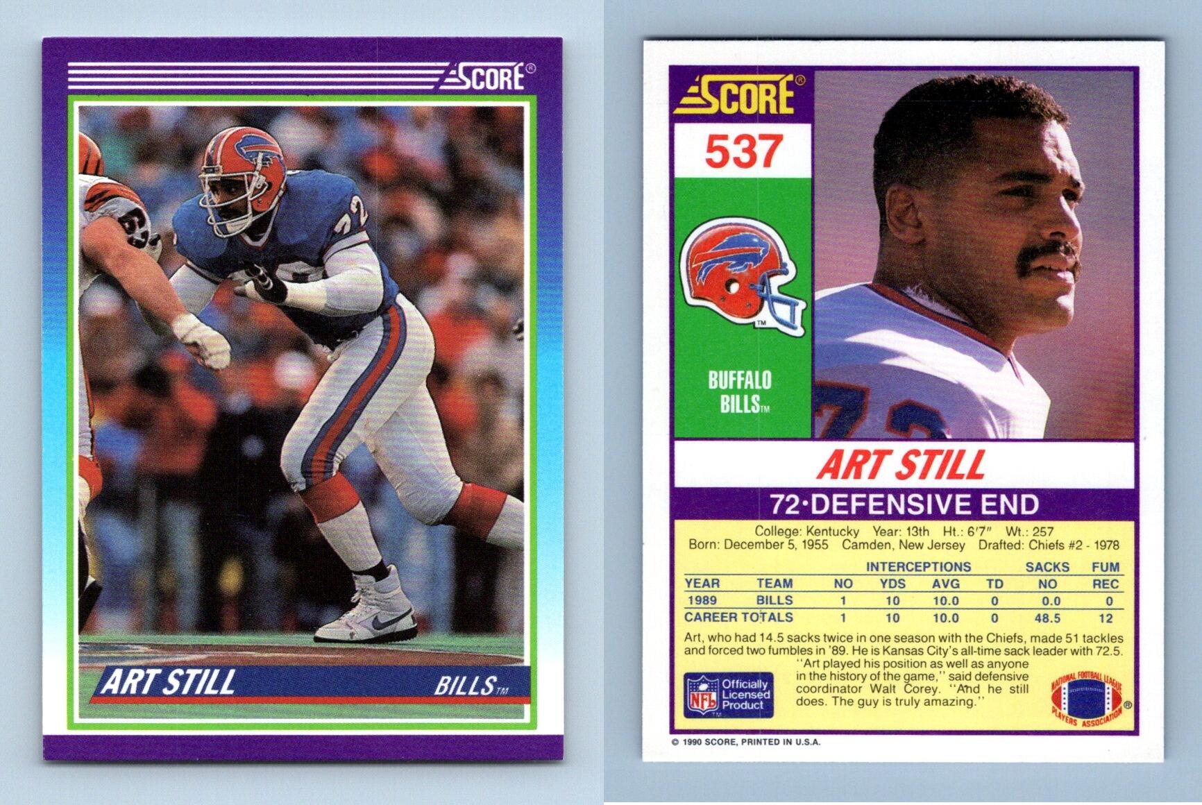 : 1990 Score Football #57 Andre Reed Buffalo Bills