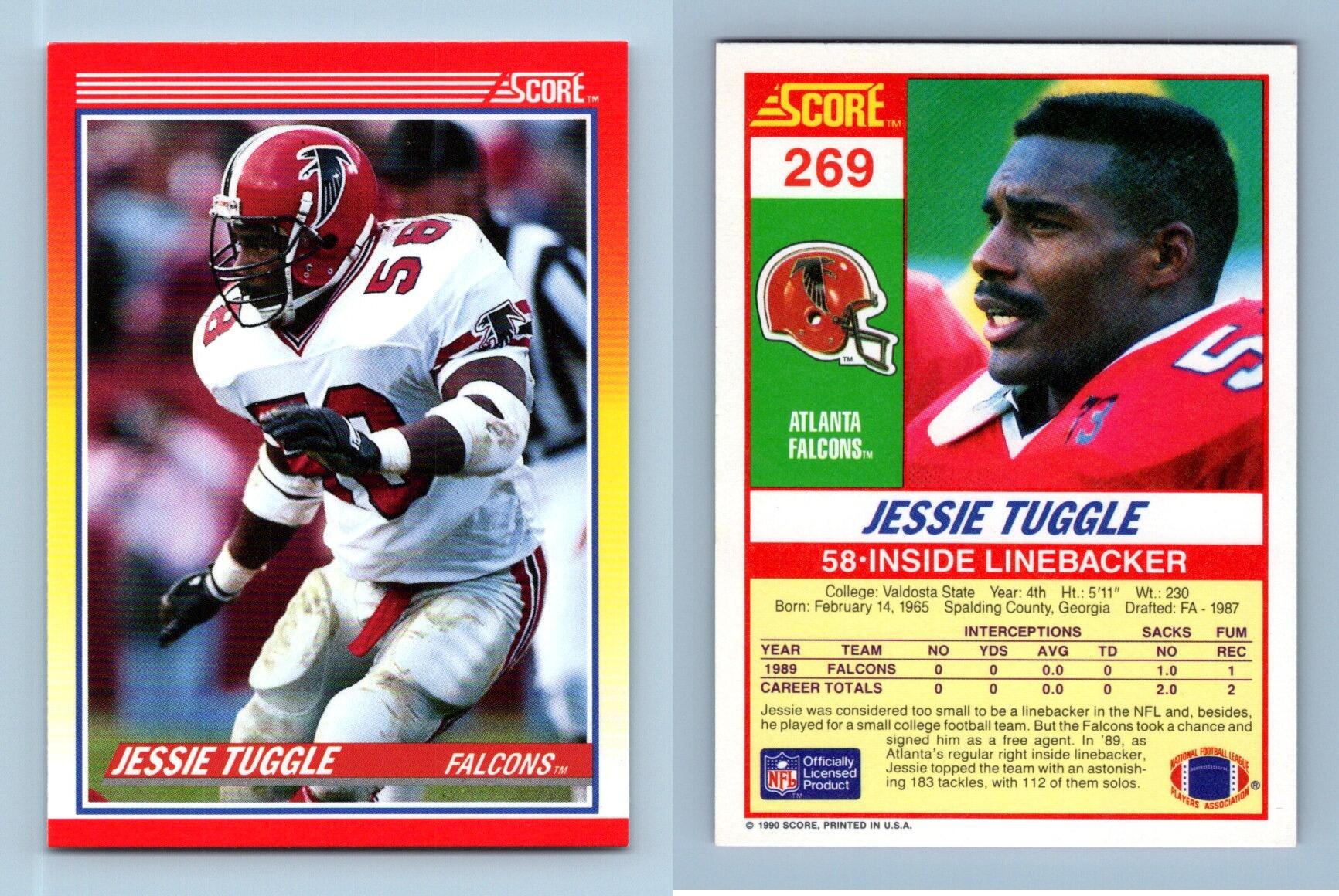 Jessie Tuggle - Falcons #269 Score 1990 NFL Football RC Trading Card