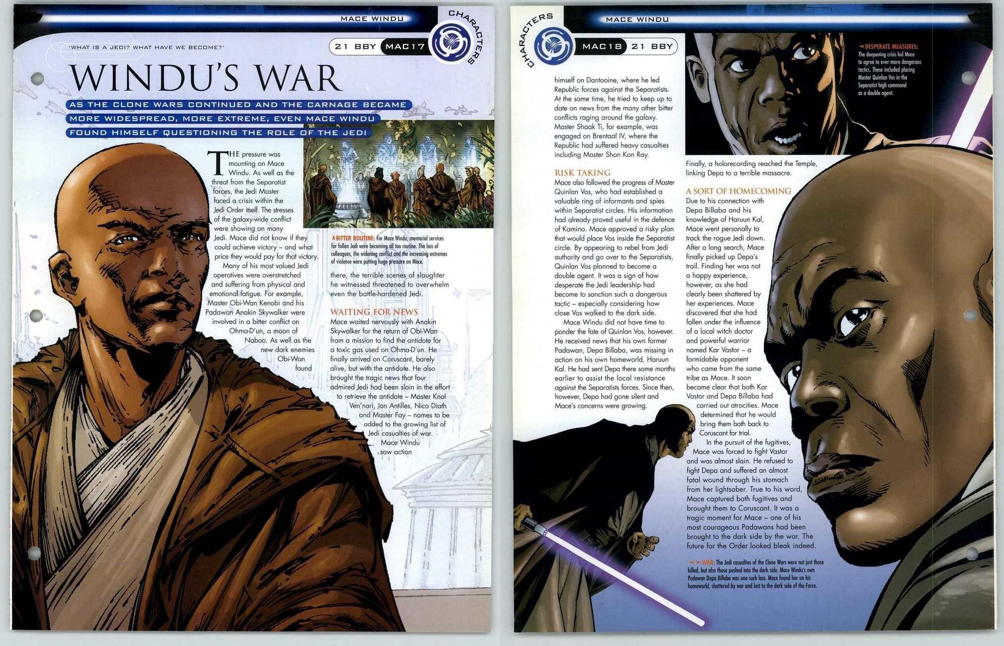 Windu's War MAC1718 Mace Windu Characters Star Wars Fact File Page