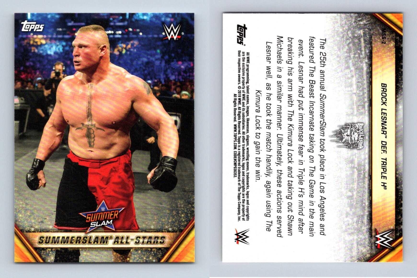 2015 TOPPS WWE BROCK LESNAR store SIGNED AUTOGRAPHED CARD