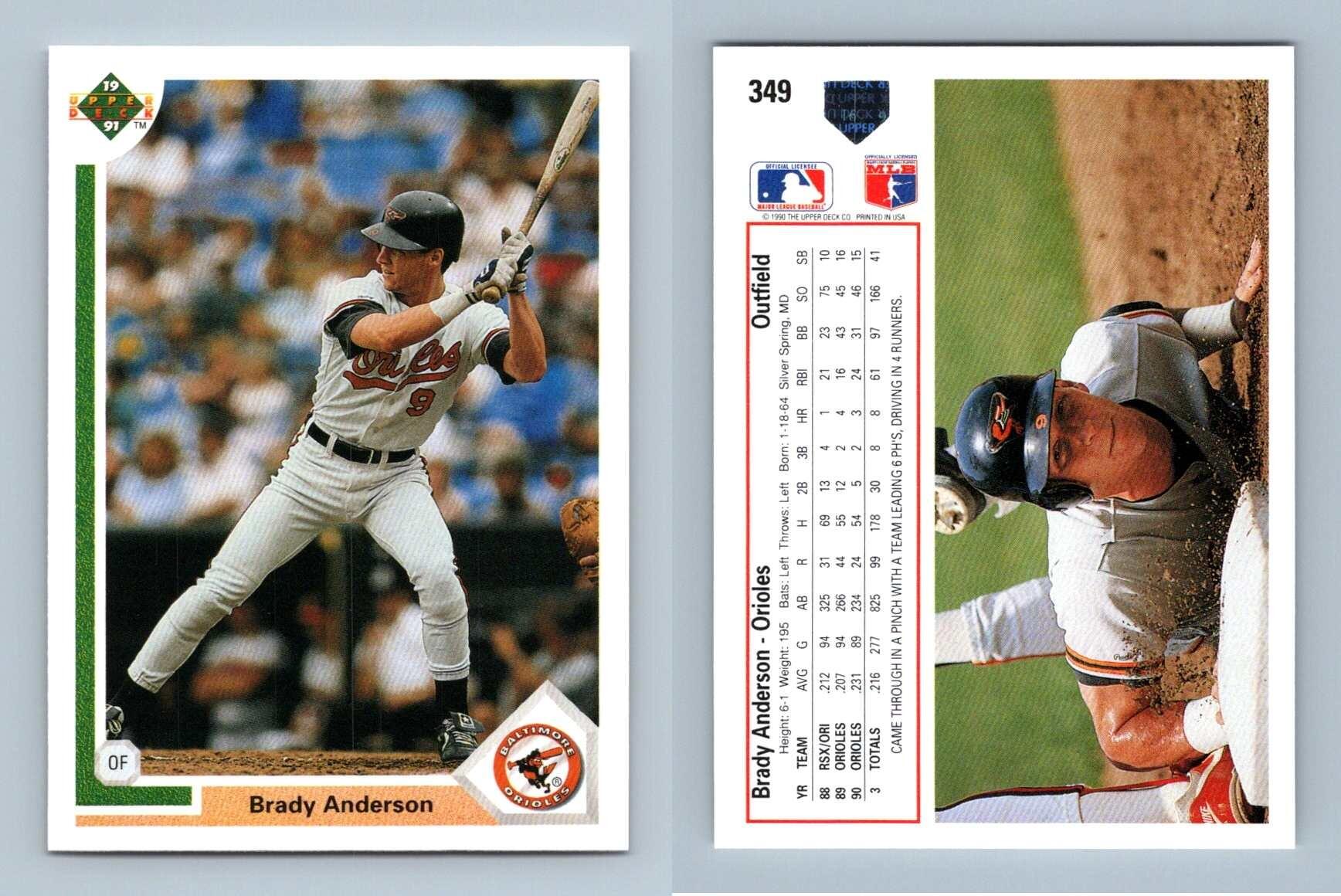 Upper Deck Brady Anderson Baseball Trading Cards