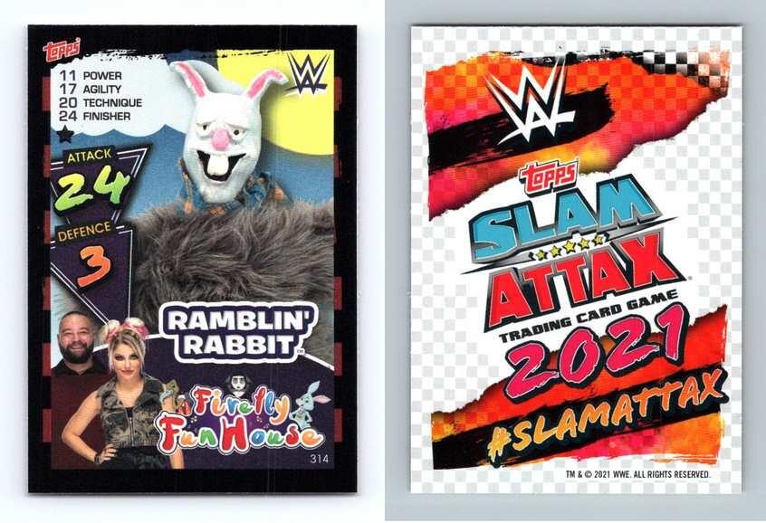 Ramblin' Rabbit 314 WWE Slam Attax 2021 Topps Breakout Stars TCG Card