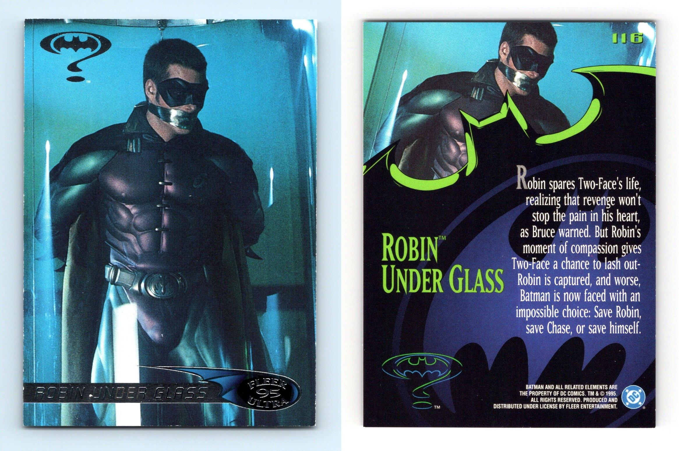 Robin Under Glass #116 Batman Forever 1995 Fleer Ultra Trading Card