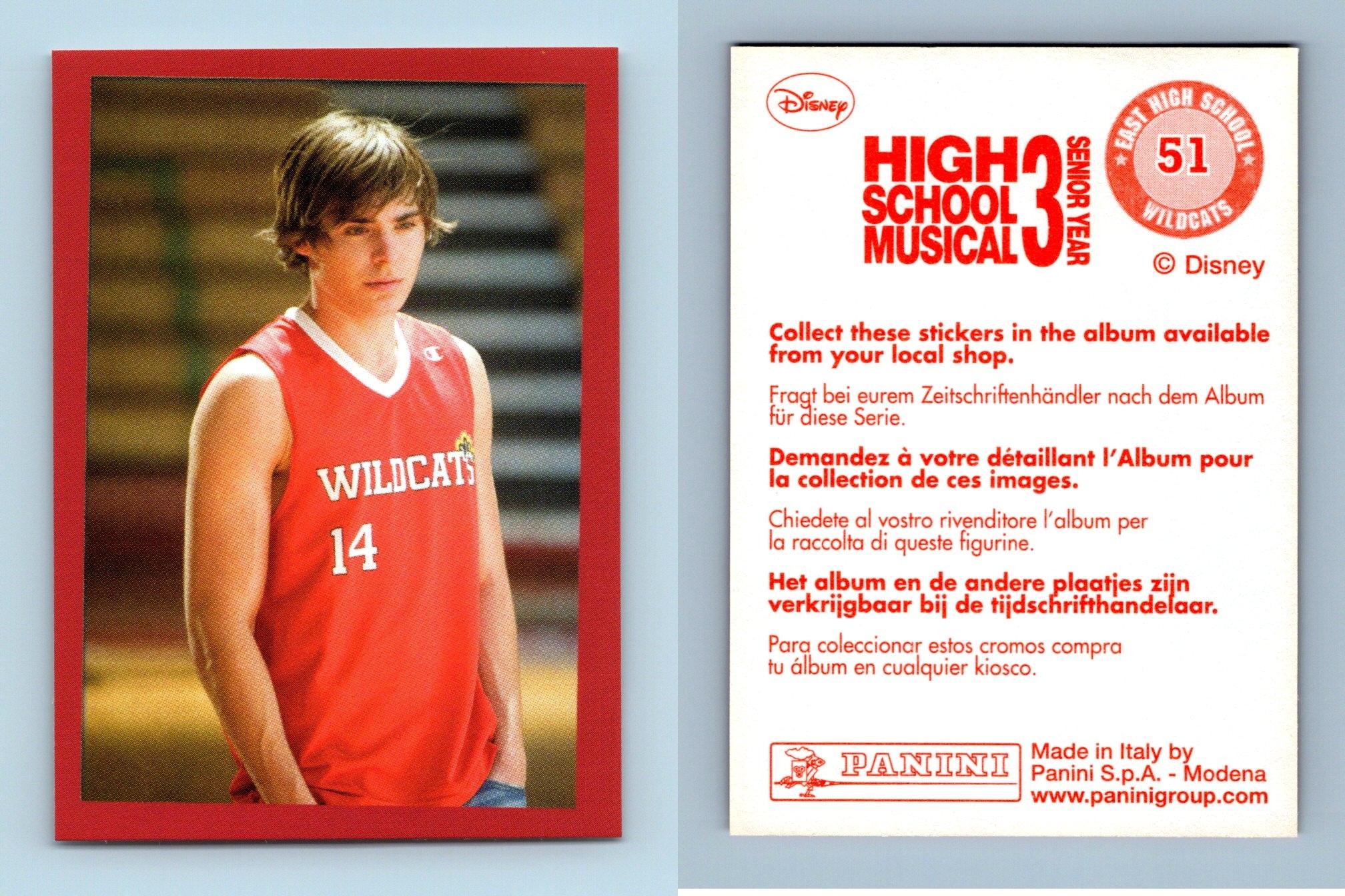 High School Musical 3 Senior Year #36 Disney 2008 Panini Sticker