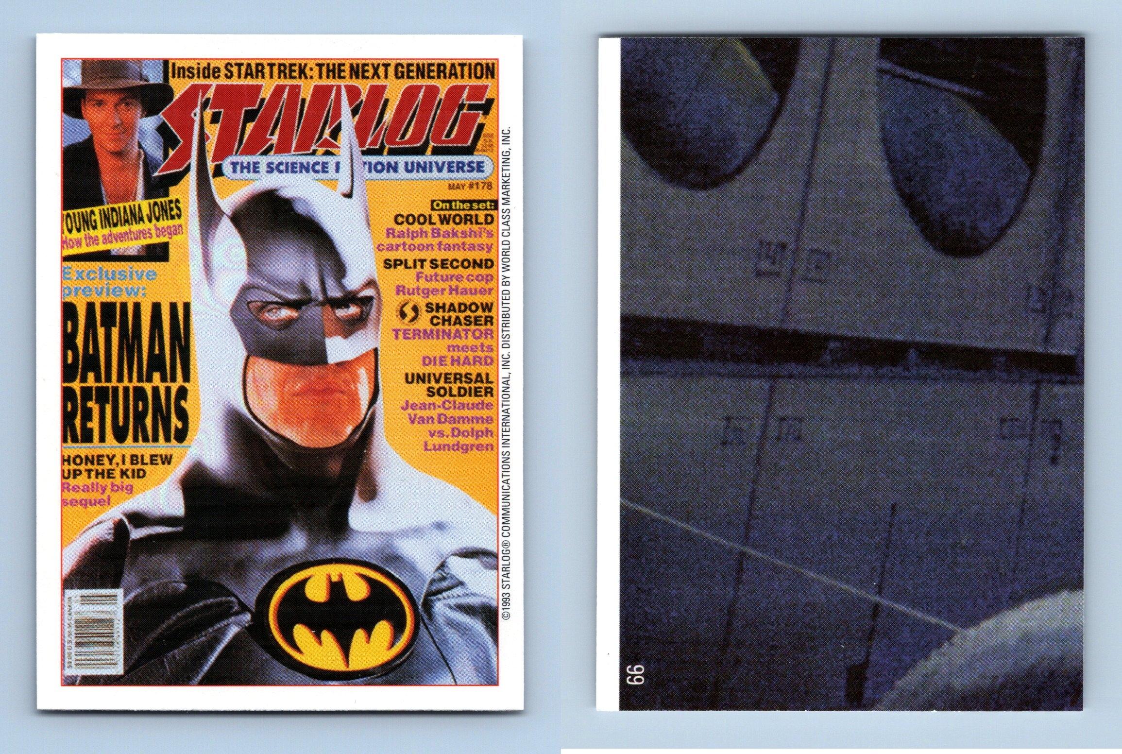 Batman Returns #99 Cover #178 Starlog 1993 WCM Trading Card