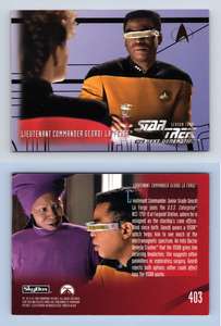 Half A Life #386 Star Trek Next Generation Season 4 Skybox 1996 Card