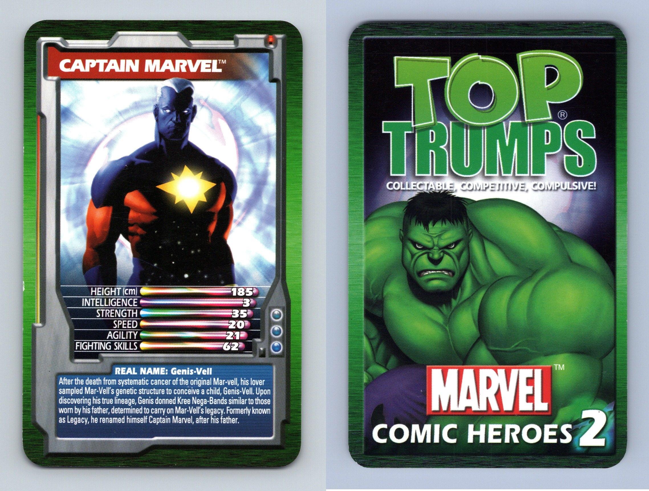 Game Card: War Machine (Top Trumps(Ultimate Marvel Heroes)  Col:TOPTR-UMH-EN-30