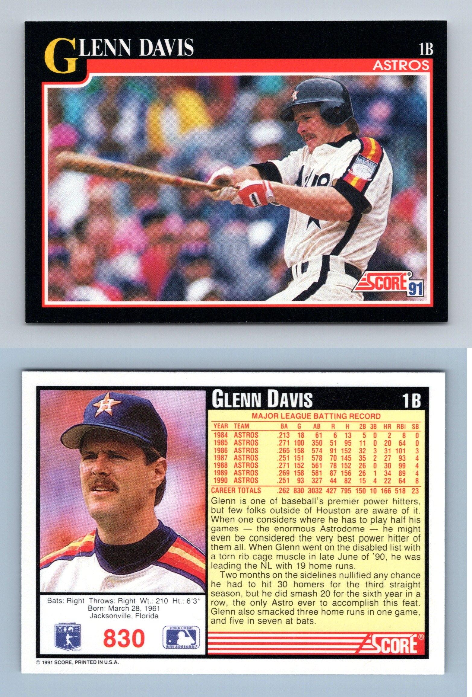 Glenn Davis Baseball Cards