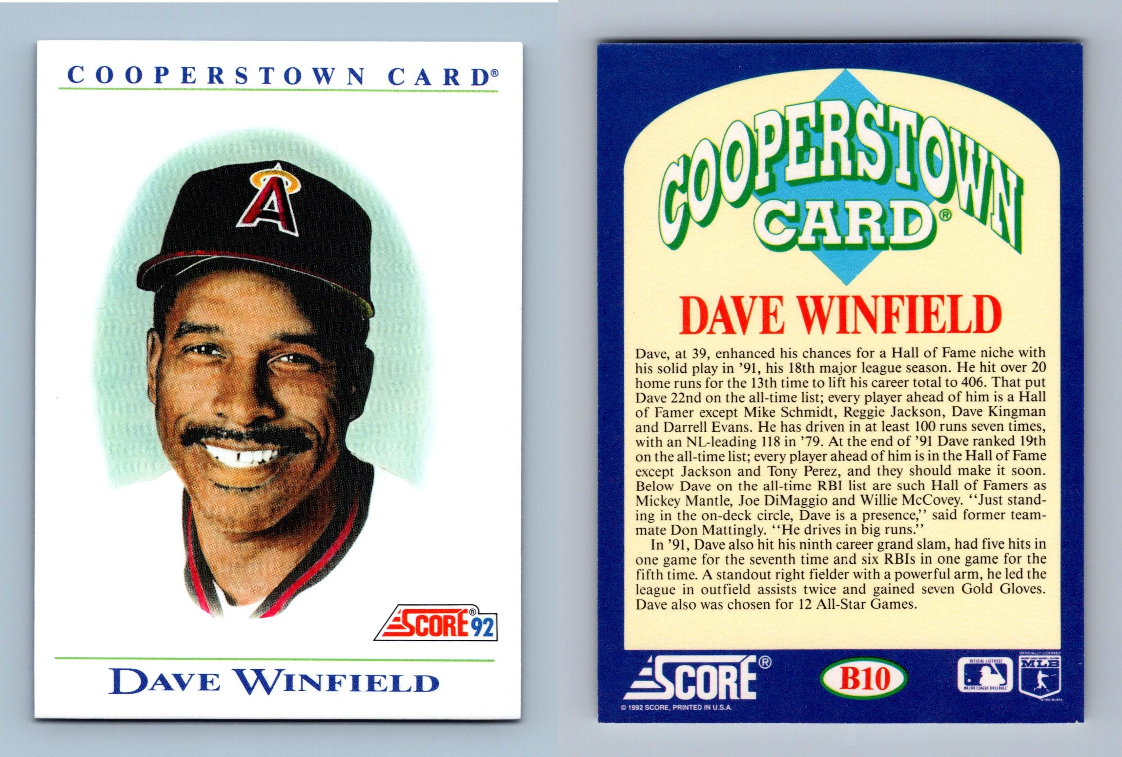 Buy Dave Winfield Toronto Blue Jays 1992 Cooperstown Baseball