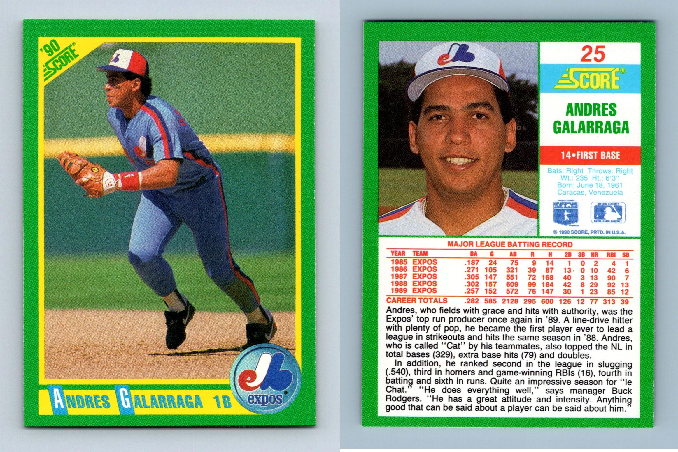 ANDRES GALARRAGA (1961- ). Venezuelan baseball player