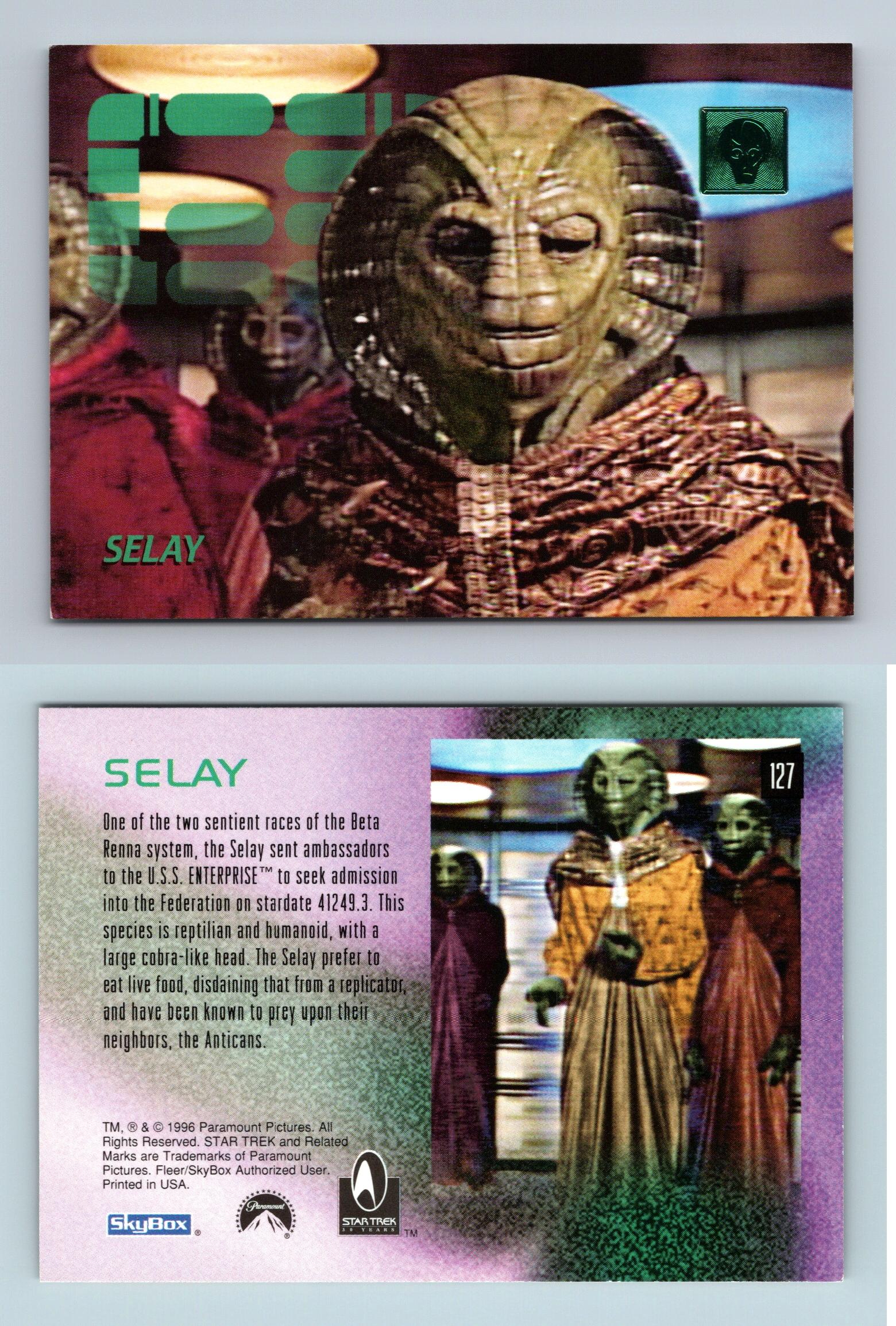 Selay #127 Skybox 30 Years Of Star Trek Phase 2 Trading Card