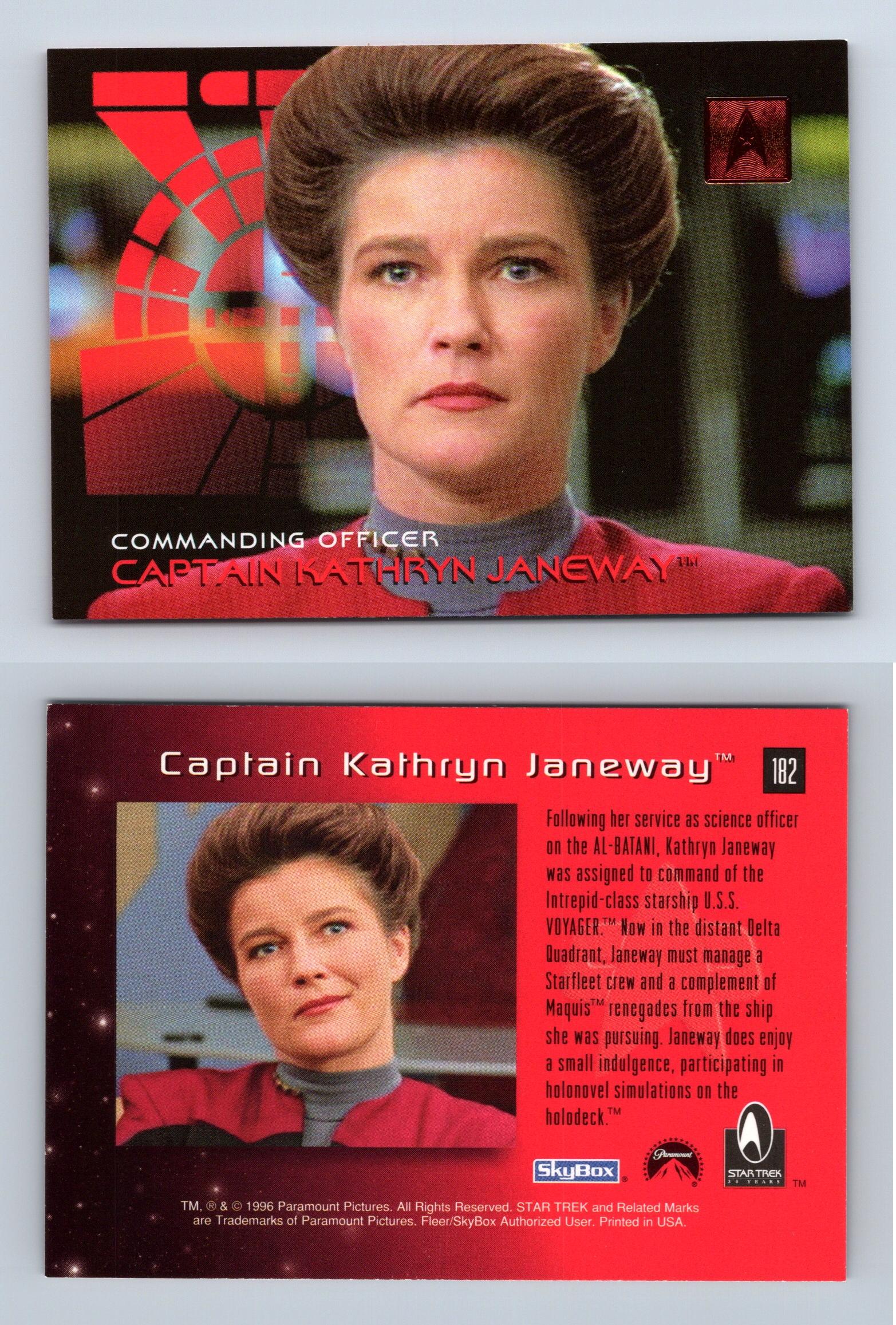 Capt. Kathryn Janeway #182 Skybox 30 Years Of Star Trek Phase 2 Trading ...