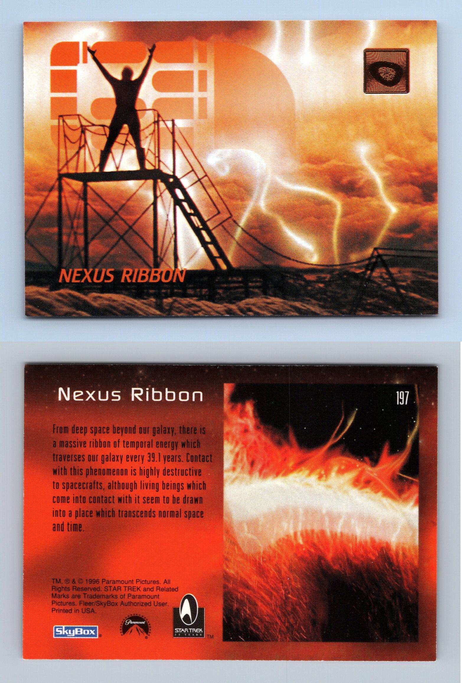 Nexus Ribbon #197 Skybox 30 Years Of Star Trek Phase 2 Trading Card