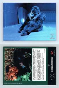 Duane Barry/Ascension #45 The X-Files Contact 1997 Intrepid Trade Card C2518 