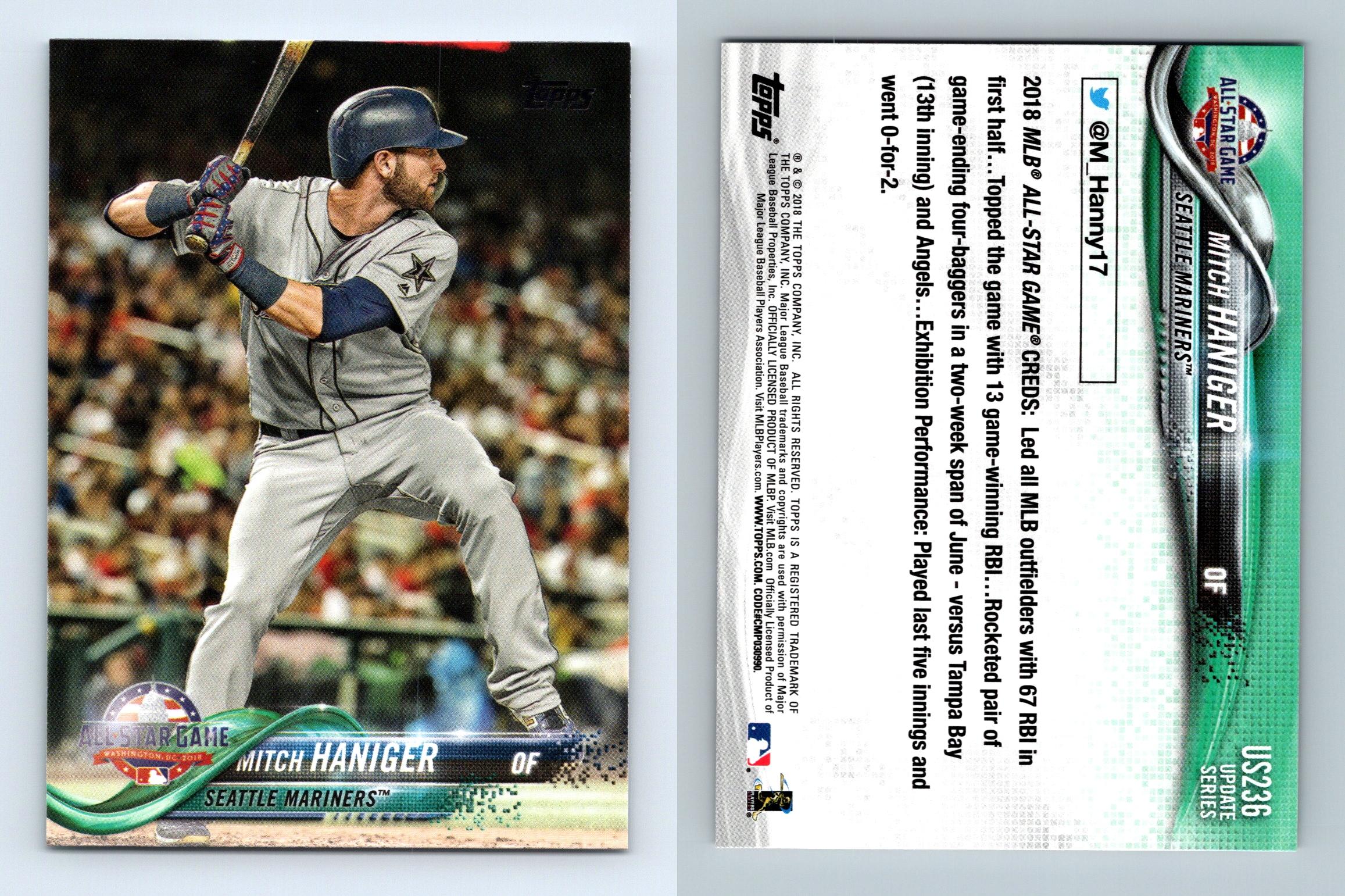  2022 Topps # 80 A Mitch Haniger Seattle Mariners
