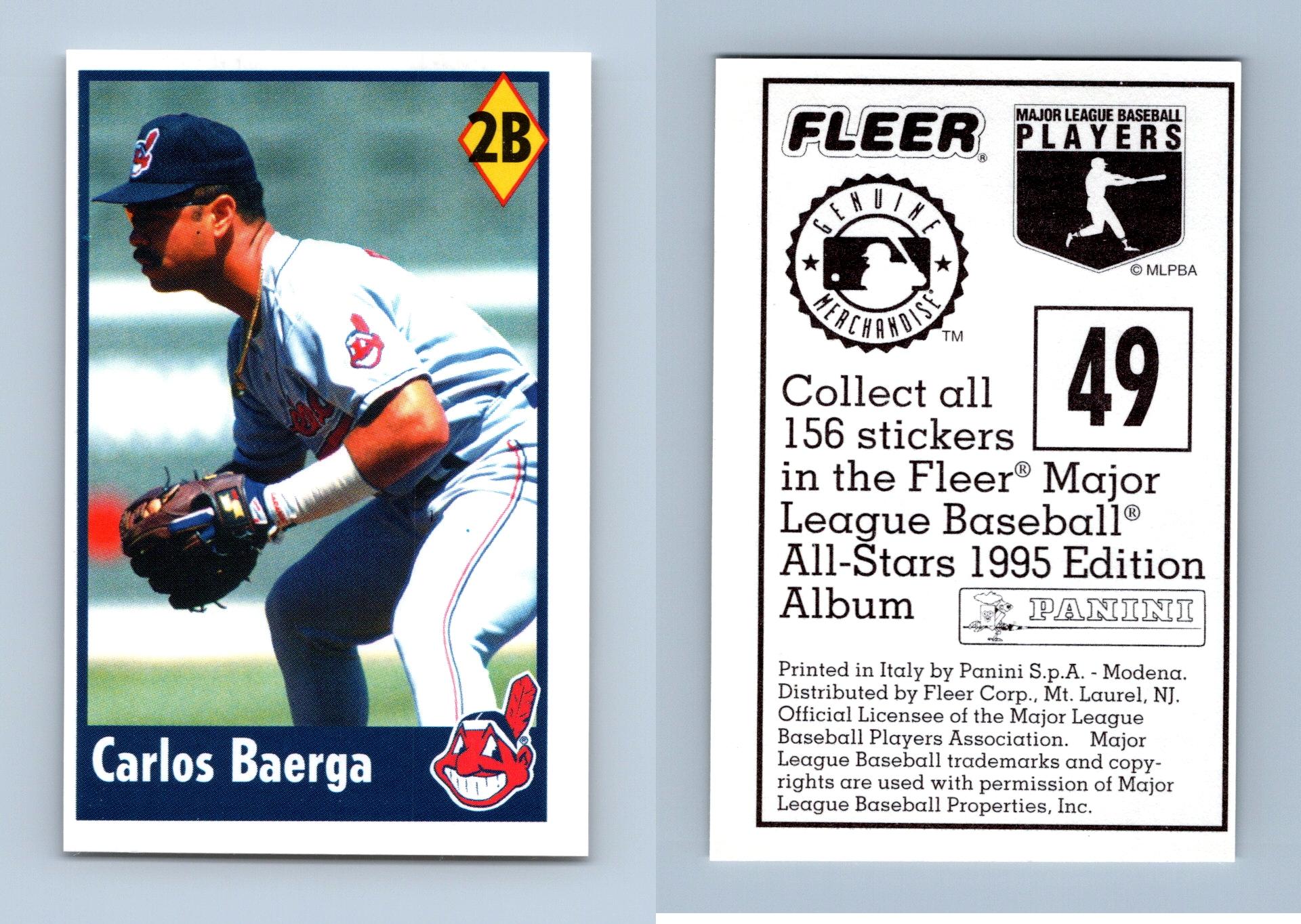 Carlos Baerga #49 Fleer Major League Baseball All-Stars 1995 Panini Sticker