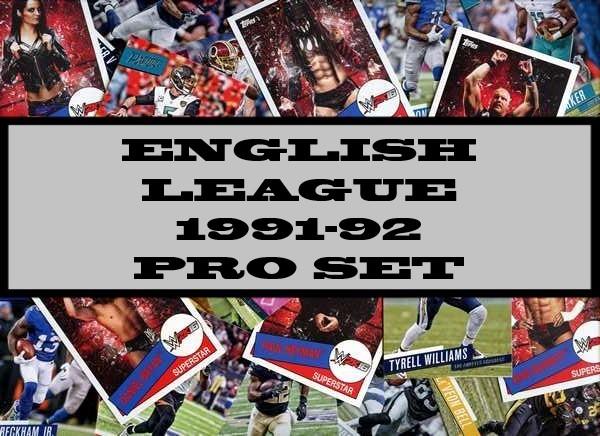 English League 1991-92 Pro Set