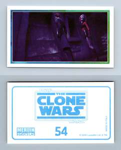 C382 #94 Star Wars The Clone Wars 2008 Merlin Sticker 