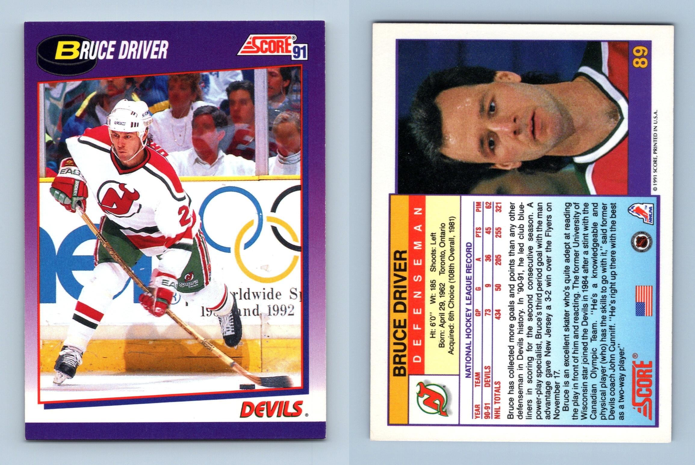 Rick Vaive Buffalo Sabres 89-90 NHL Postcard Canucks Leafs