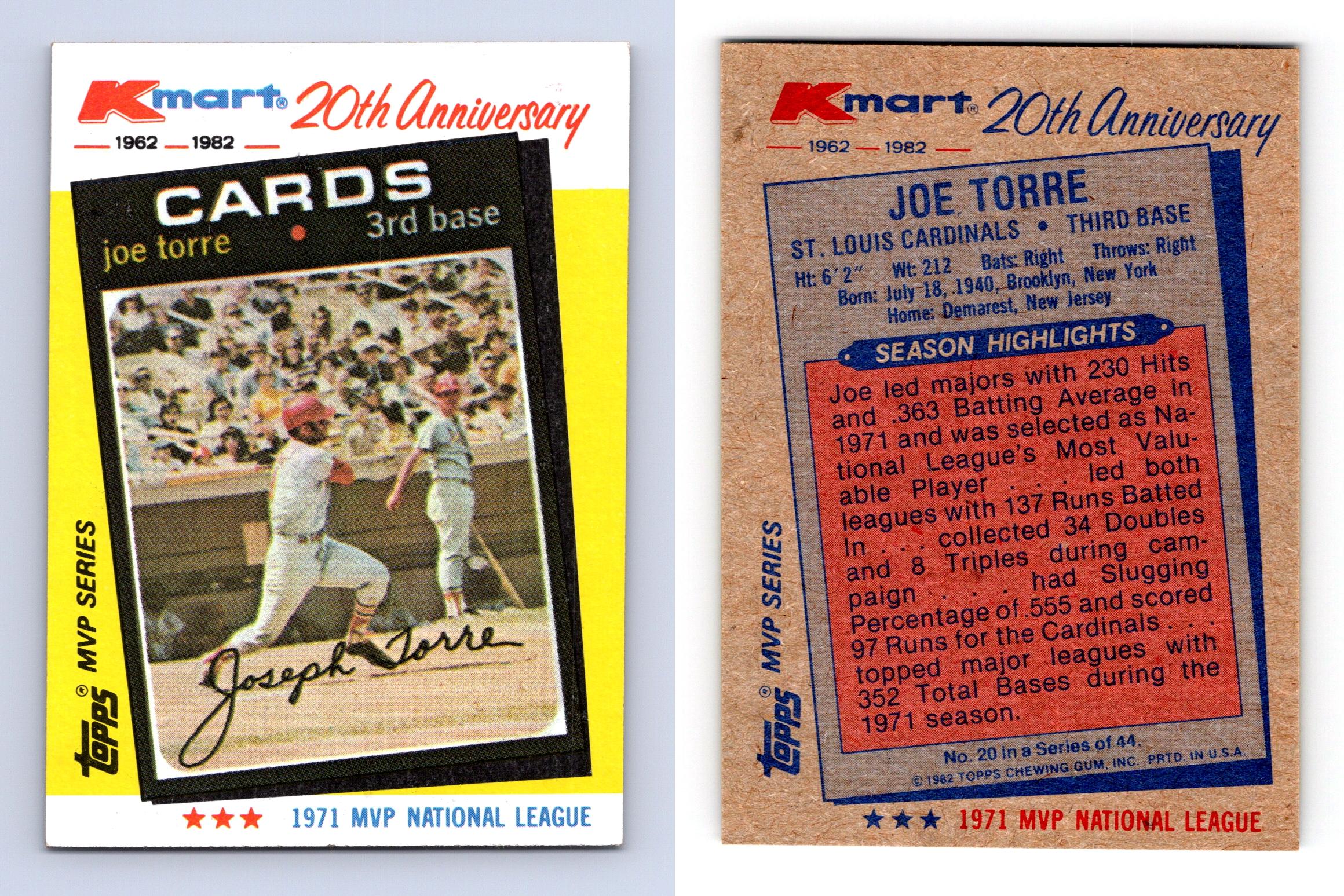 Joe Torre's 1971 MVP season for Cardinals