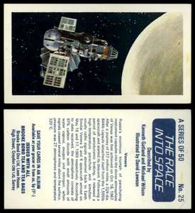 C1954 Ranger 3 #13 The Race InTo Space 1971 Brooke Bond Tea Card 