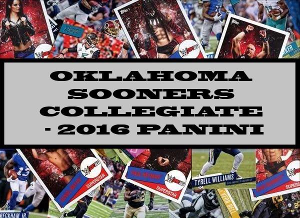 Oklahoma Sooners Collegiate - 2016 Panini