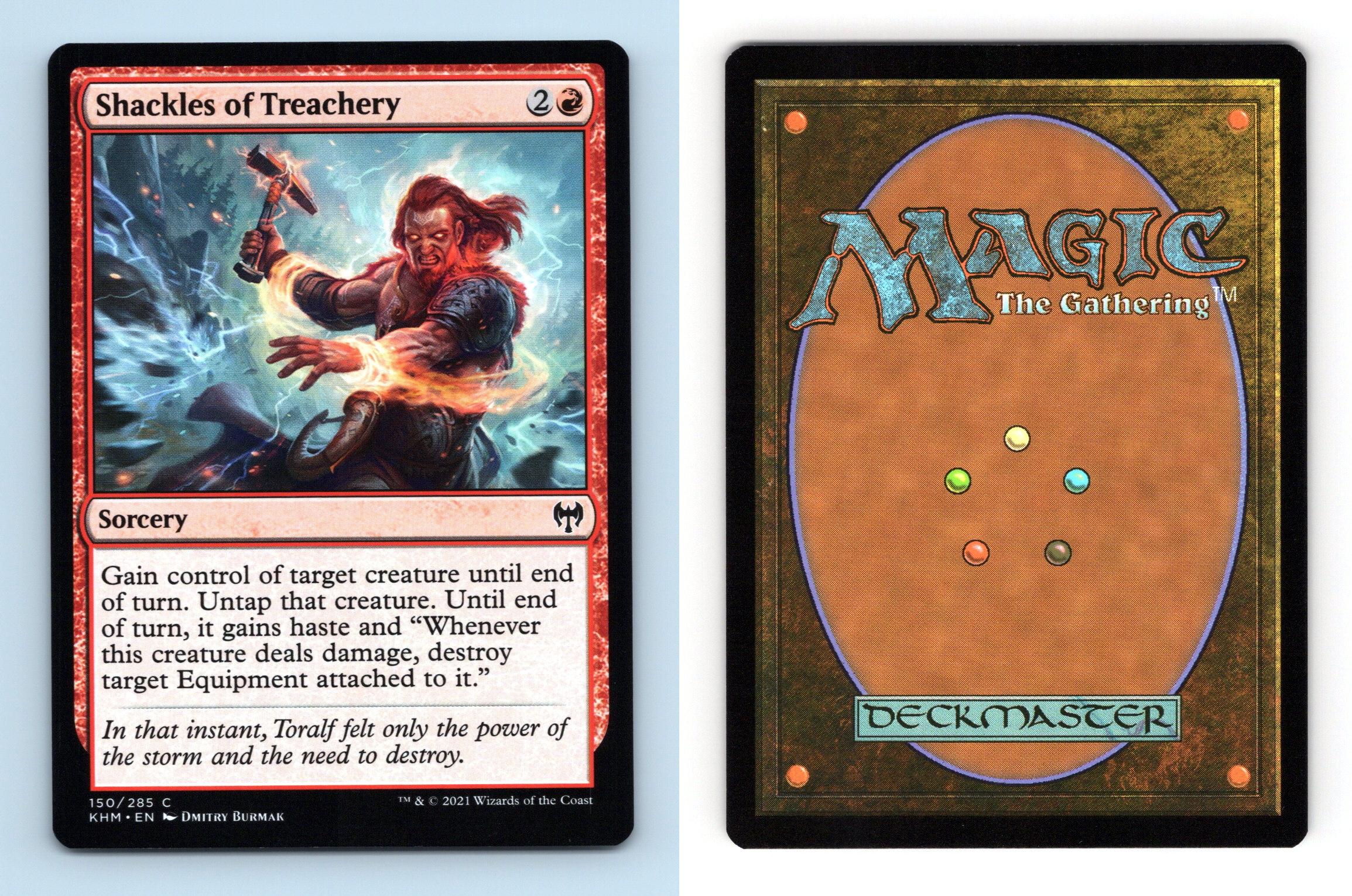 Shackles Of Treachery #150/285 MTG Kaldheim Common 2021 TCG Card