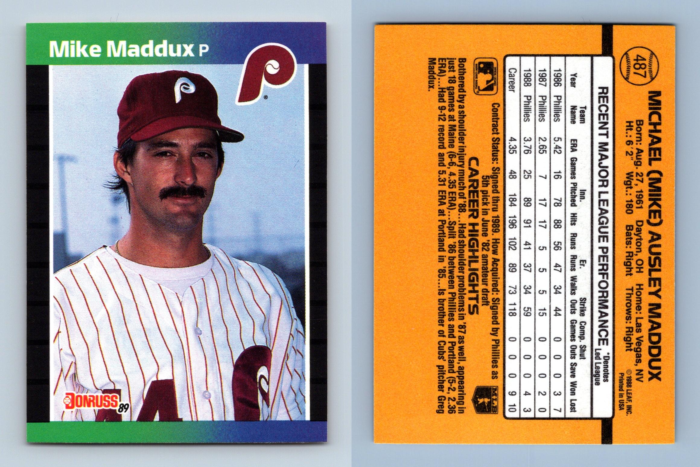 Mike Maddux Baseball Cards