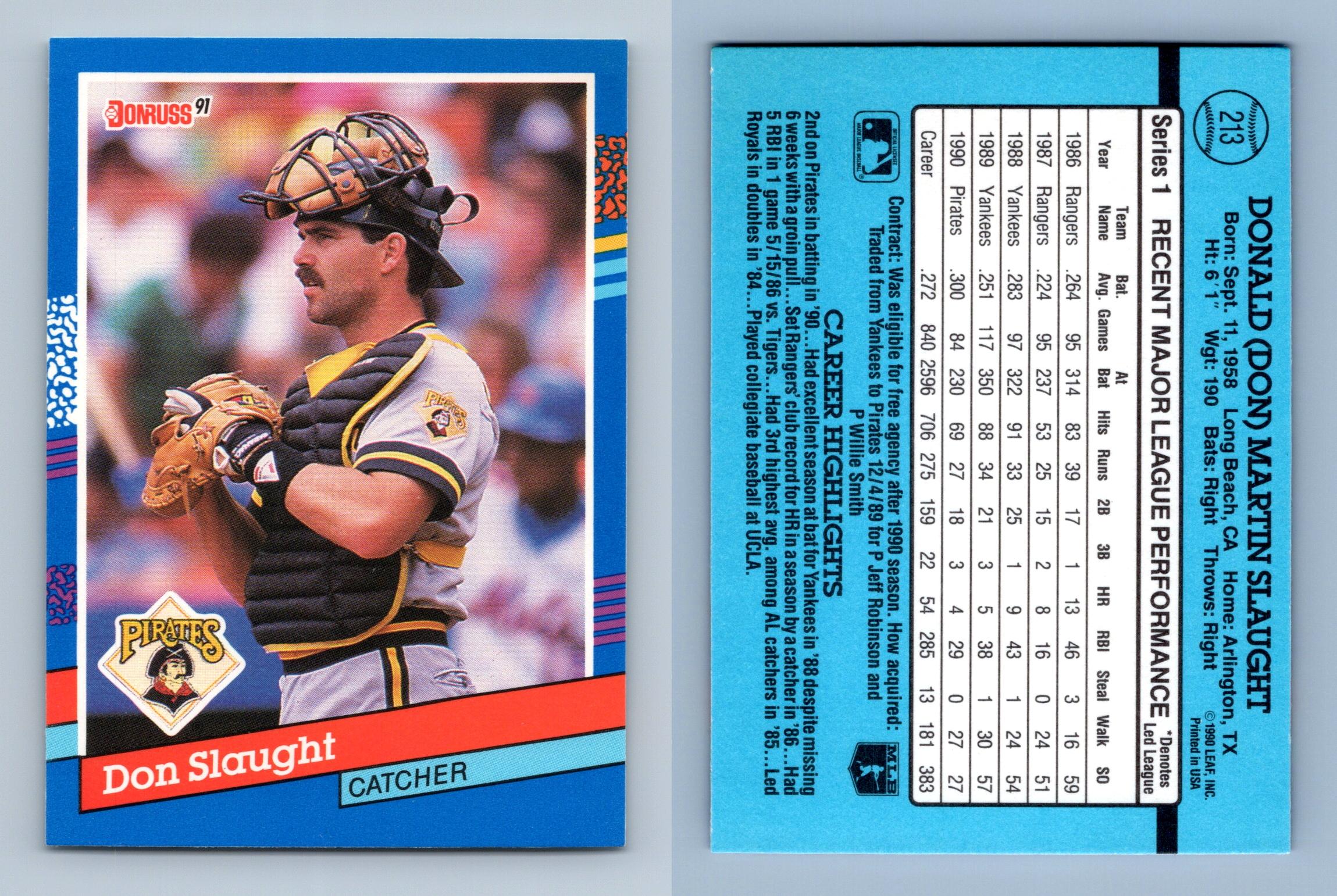 Doug Drabek autographed Baseball Card (Pittsburgh Pirates) 1991 Donruss  #750 (67)
