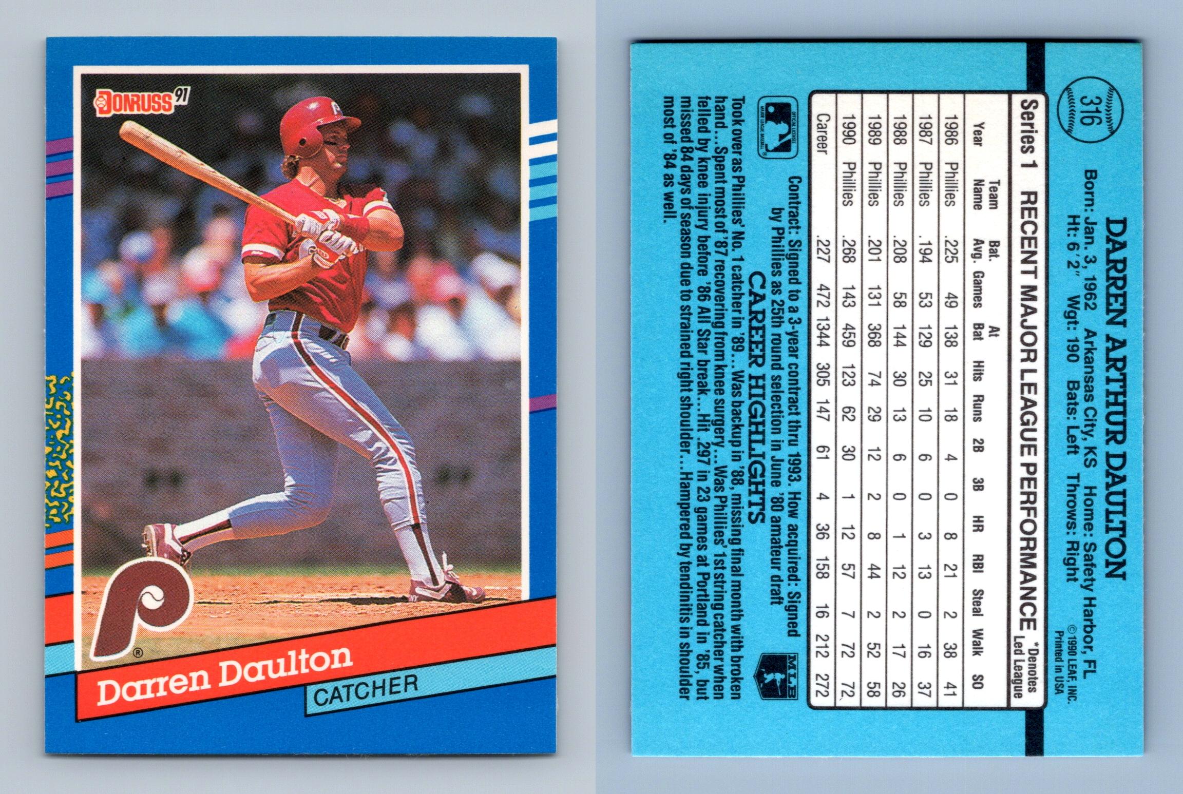 Darren Daulton Basketball Trading Cards