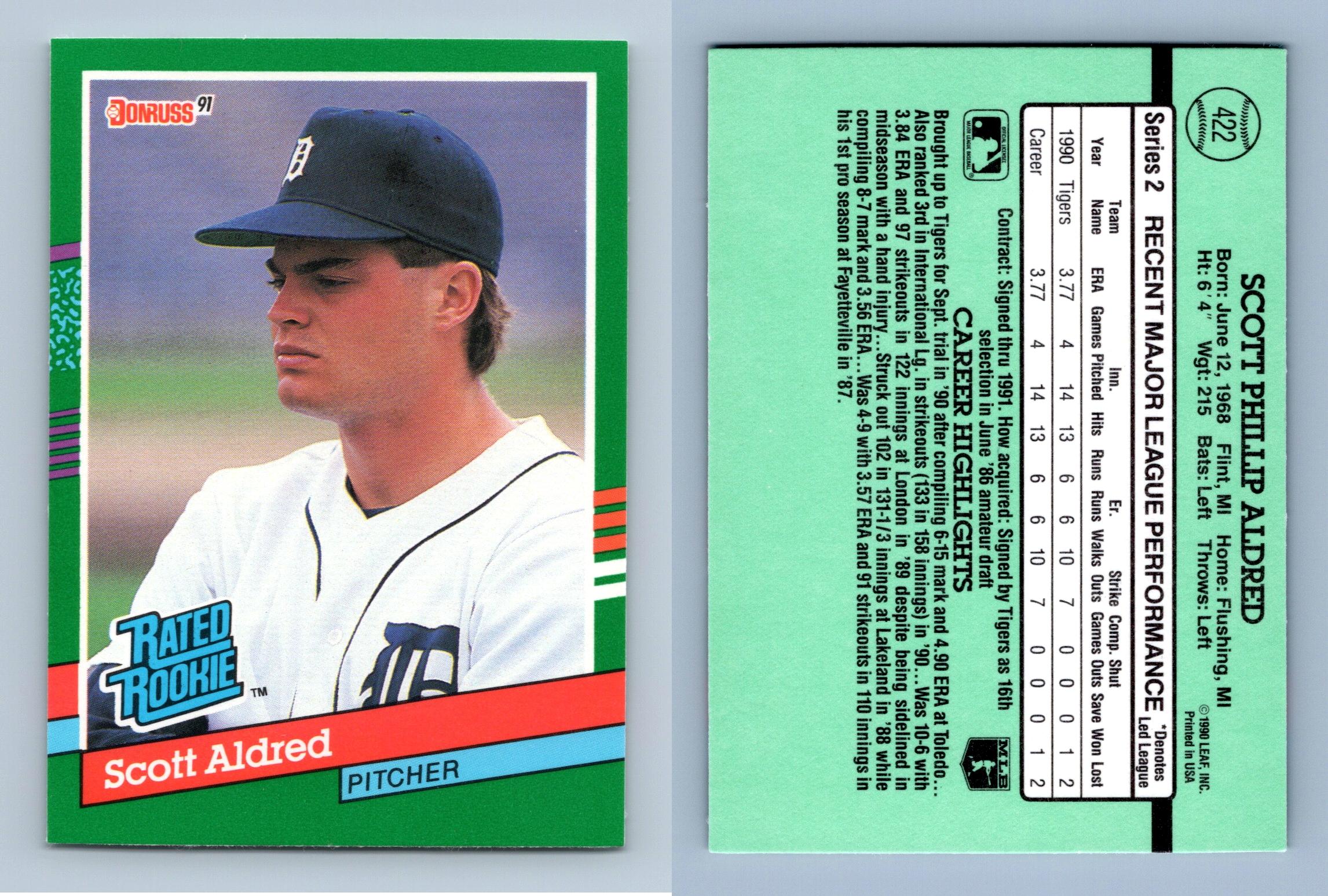 Alvin Davis - Mariners #482 Donruss 1991 Baseball Trading Card