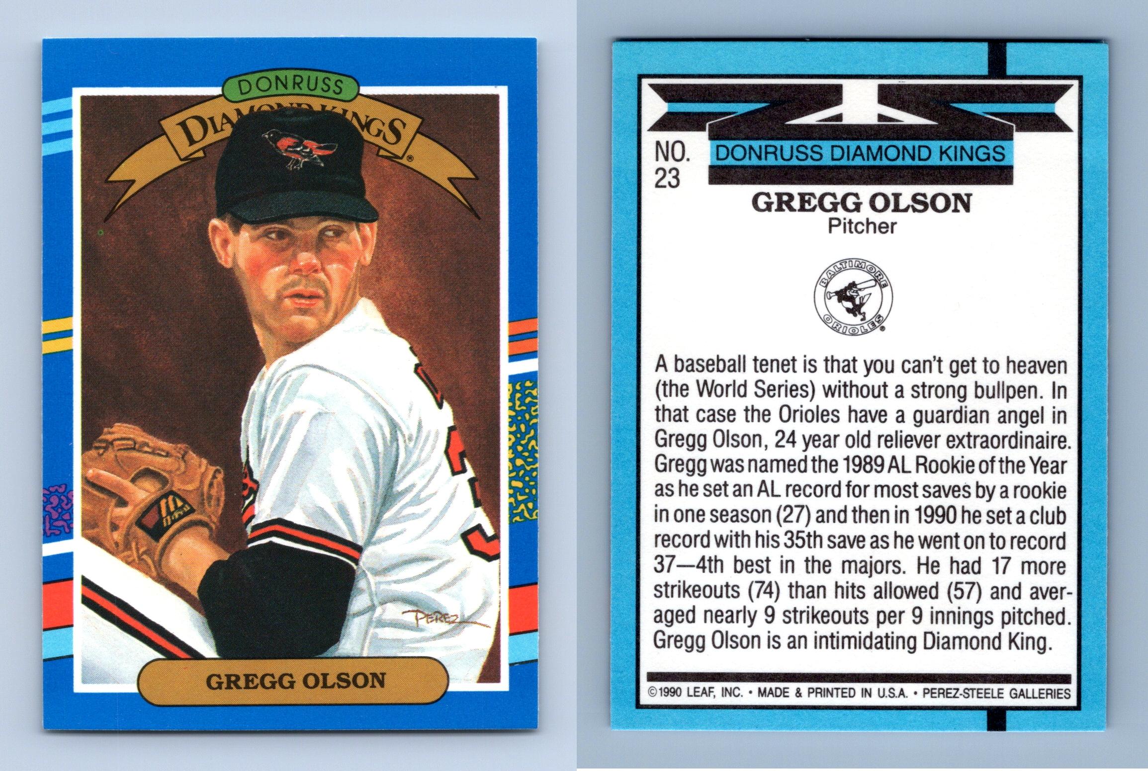 Greg Olson - Braves #386 Donruss 1992 Baseball Trading Card