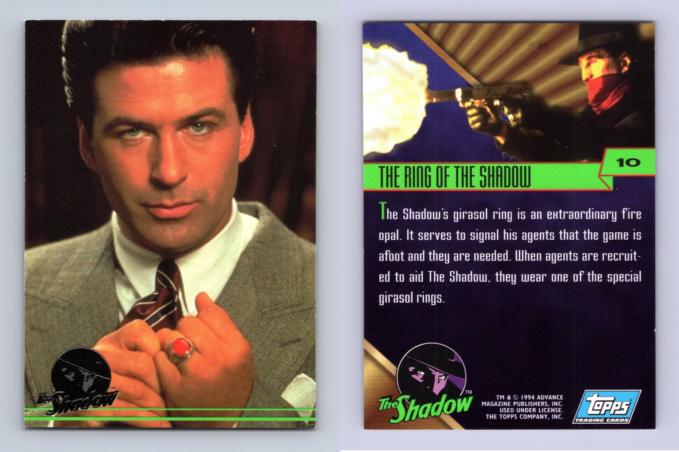 The Ring Of The Shadow #10 The Shadow 1994 Topps Trading Card