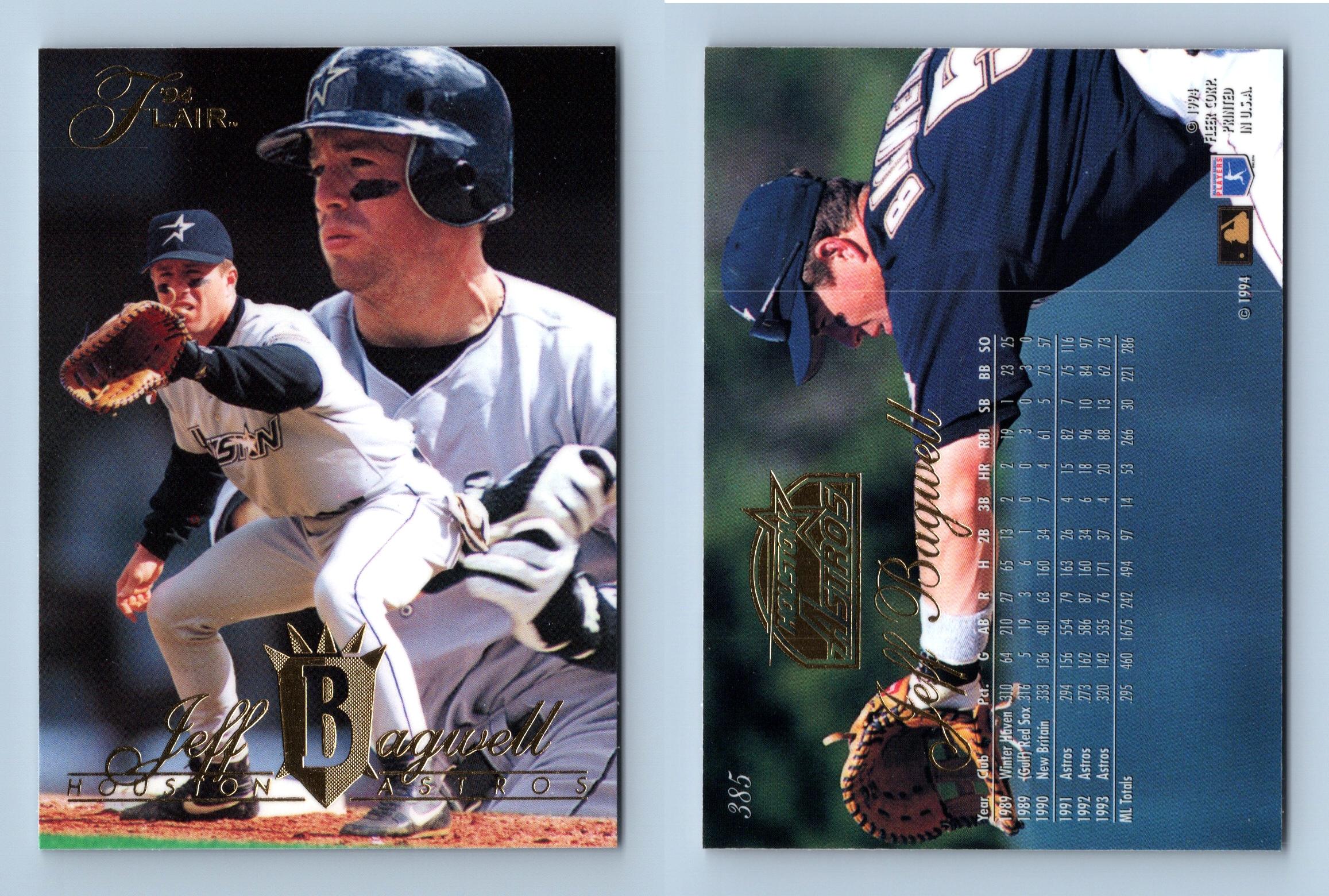 Jeff Bagwell - Astros #385 Flair 1994 Baseball Trading Card