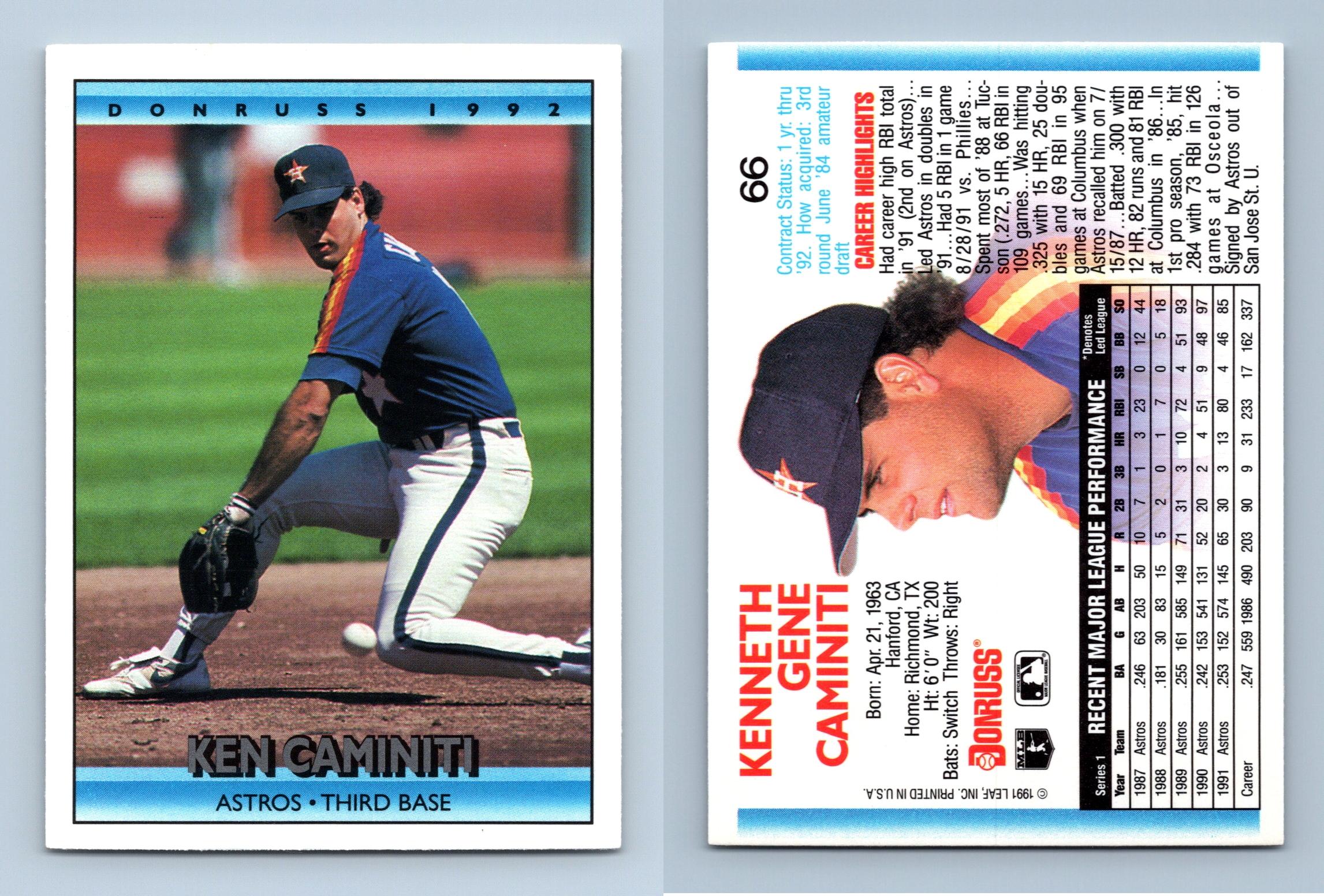 Ken Caminiti Rookie cards