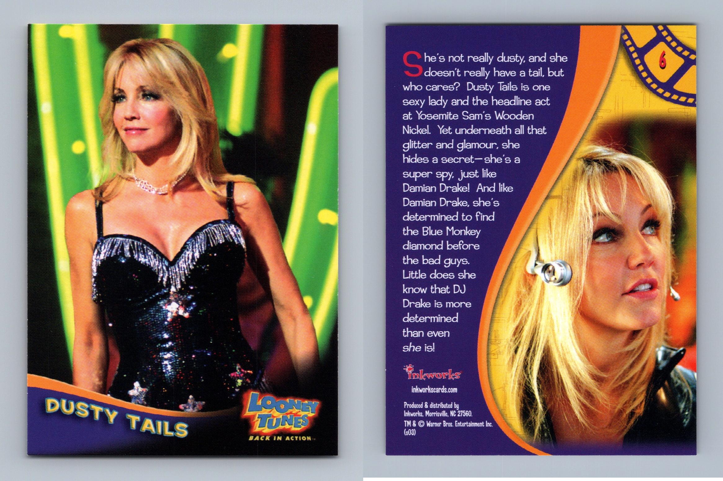 Looney Tunes Back In Action Dusty Tails Dusty Tails #6 Looney Tunes Back In Action 2003 Inkworks Trading Card