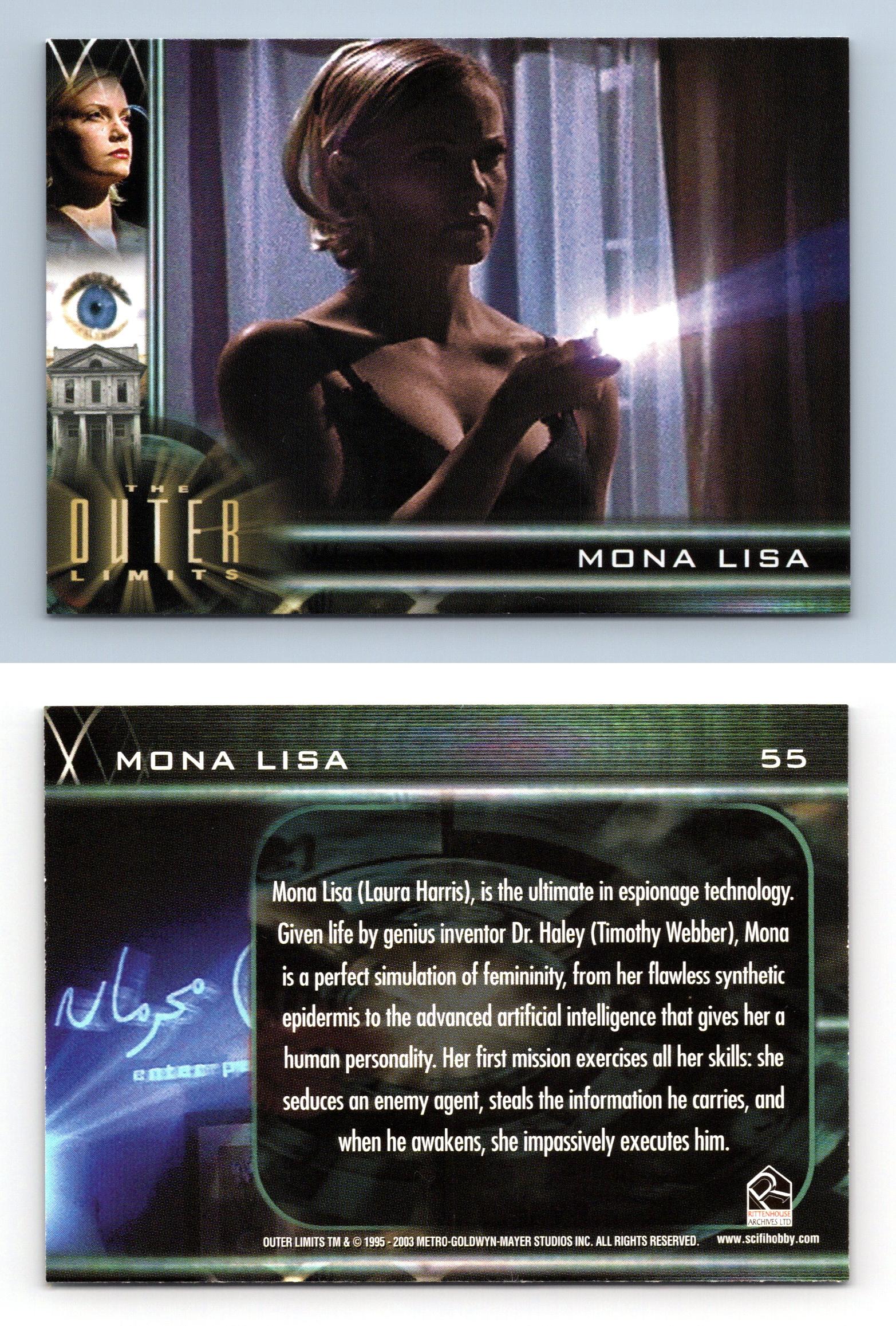 Mona Lisa #55 The Outer Limits : Sex, Cyborgs & Science Fiction 2003 Card