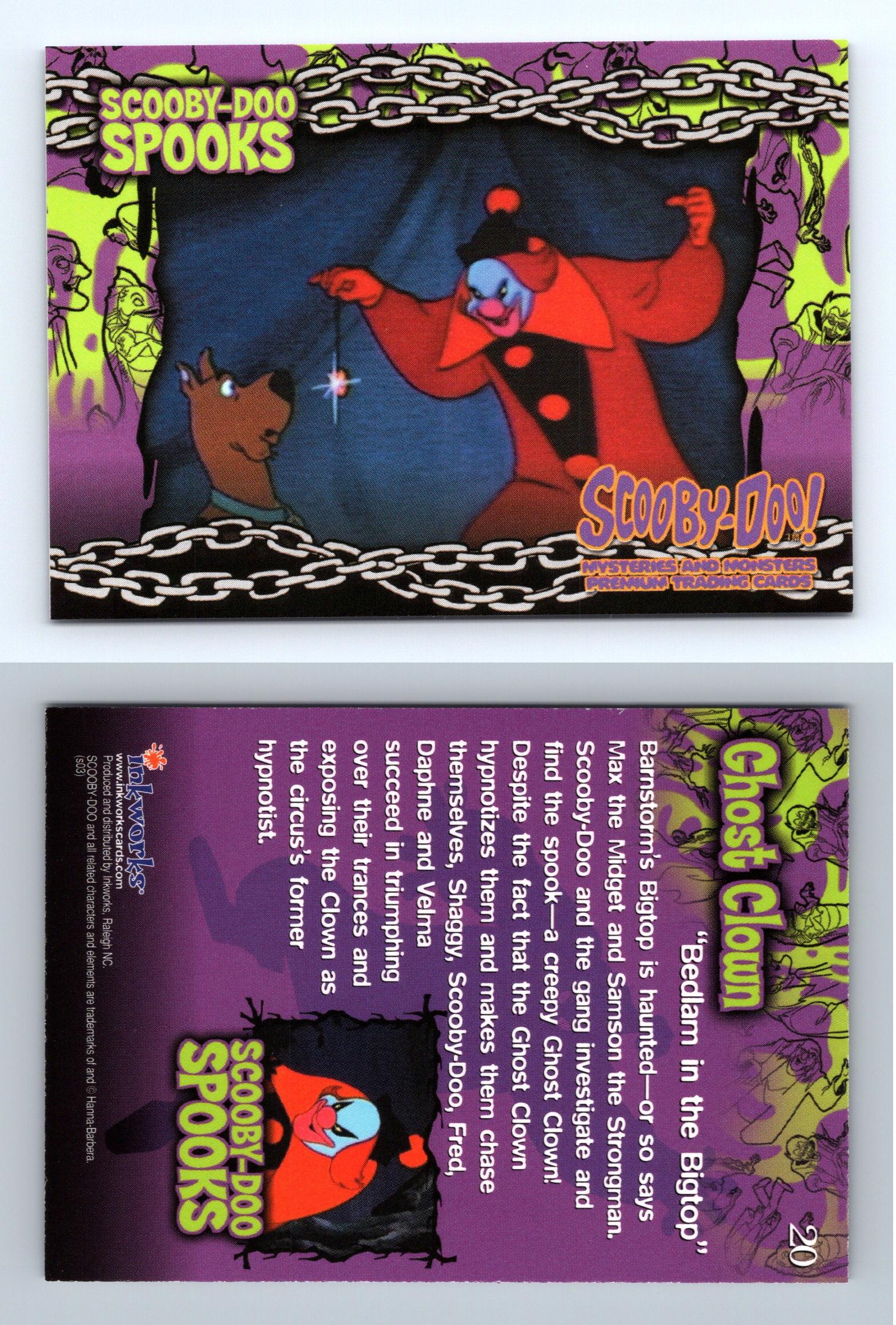 Bedlam In The Bigtop #20 Scooby-Doo Mysteries & Monsters 2003 Inkworks Card