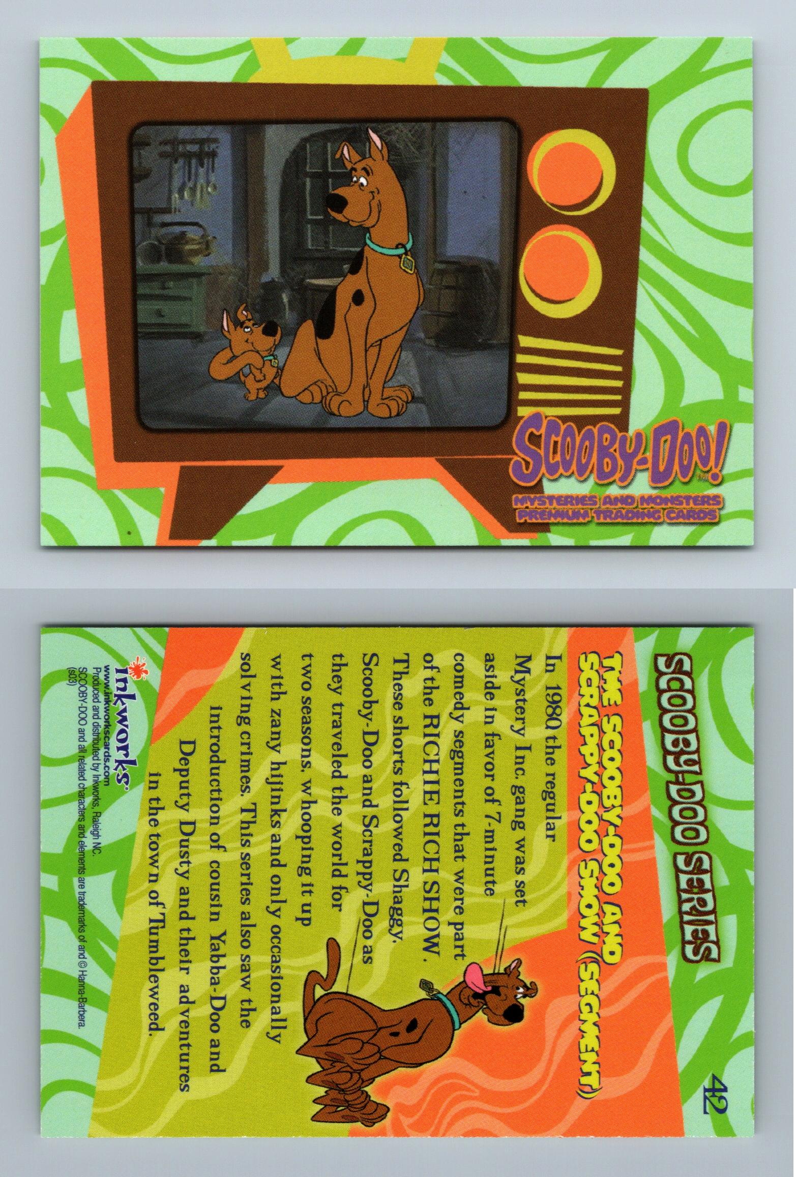 Scooby-Doo & Scrappy-Doo Show #42 Scooby-Doo Mysteries & Monsters 2003 Card