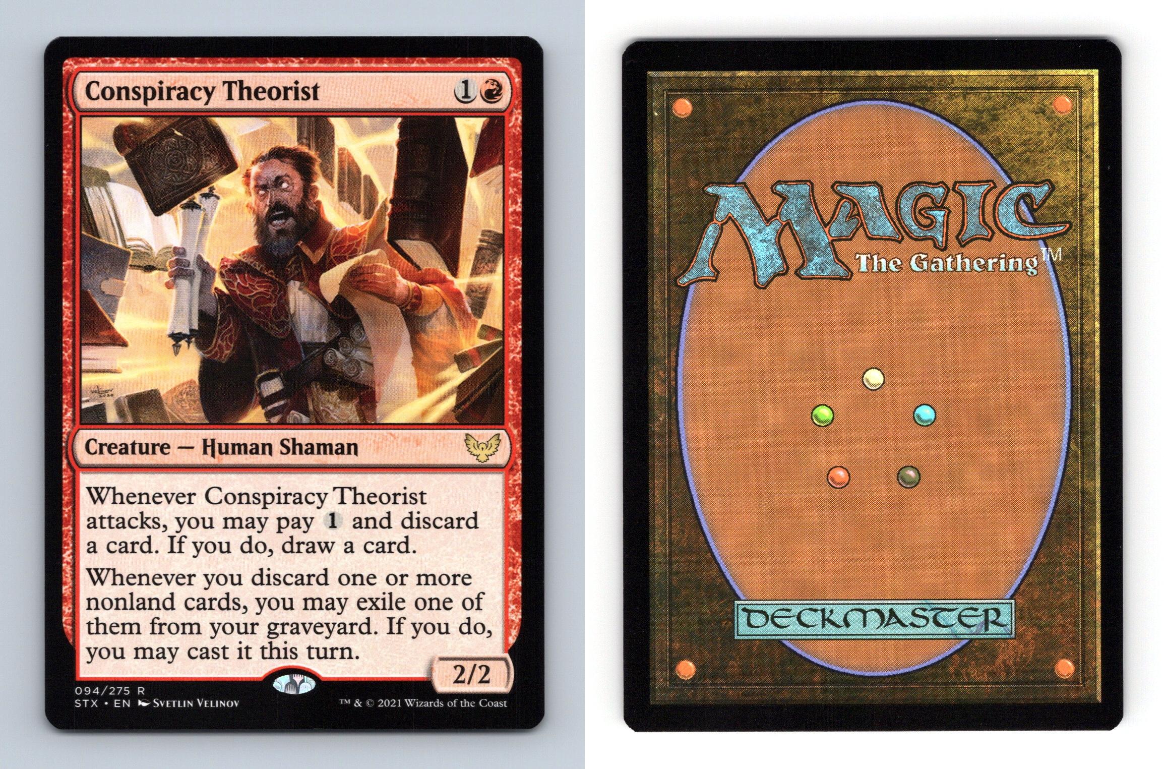 Conspiracy Theorist #94/275 MTG Strixhaven Rare 2021 TCG Card