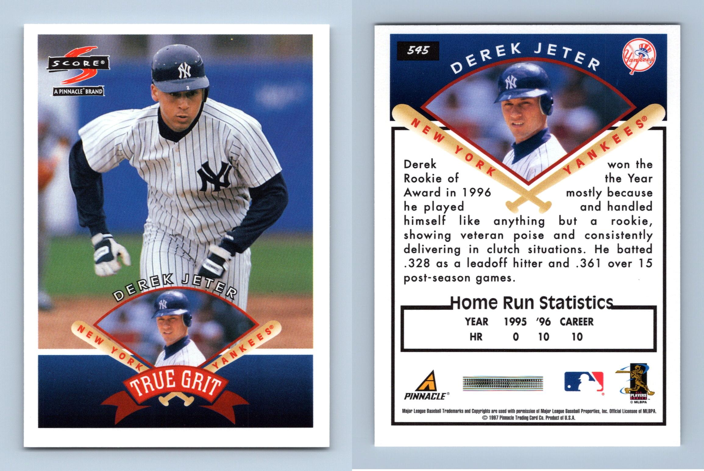 DEREK JETER 1995 score rookie card