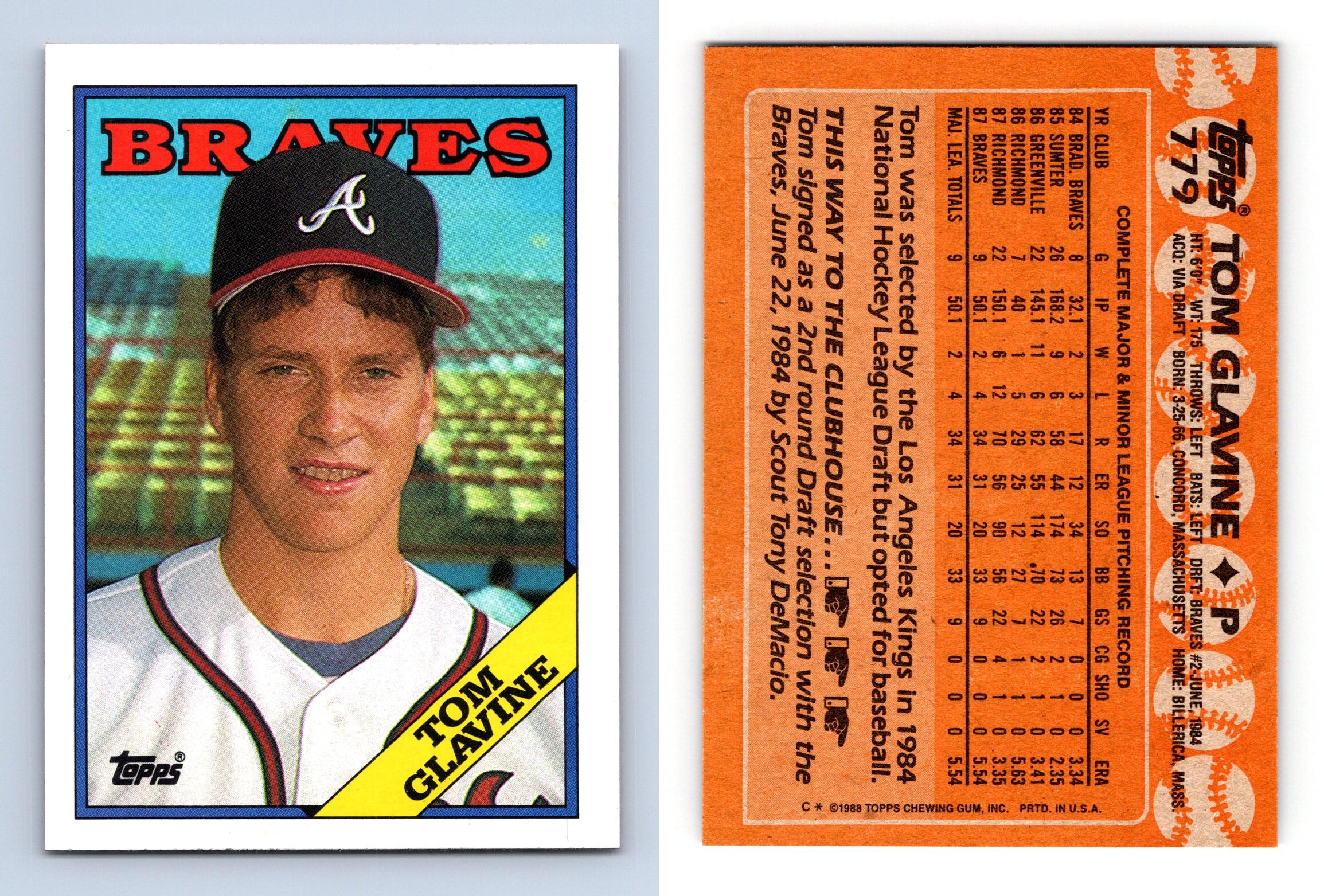 Topps, Other, Topps Tom Glavine Rookie Card 779