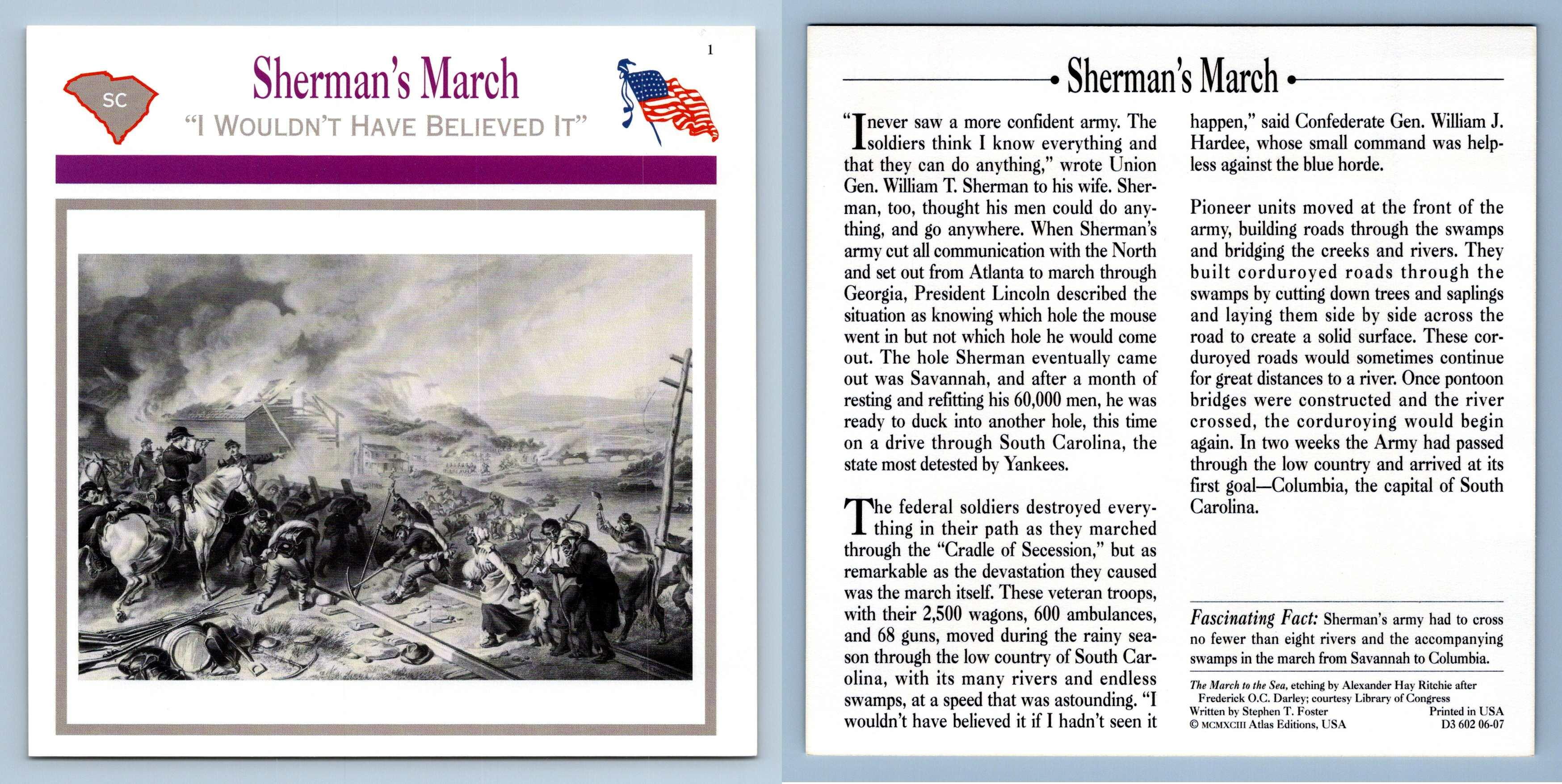 I Wouldn't Have Believed It Sherman's March Battles 1865 Atlas Ed