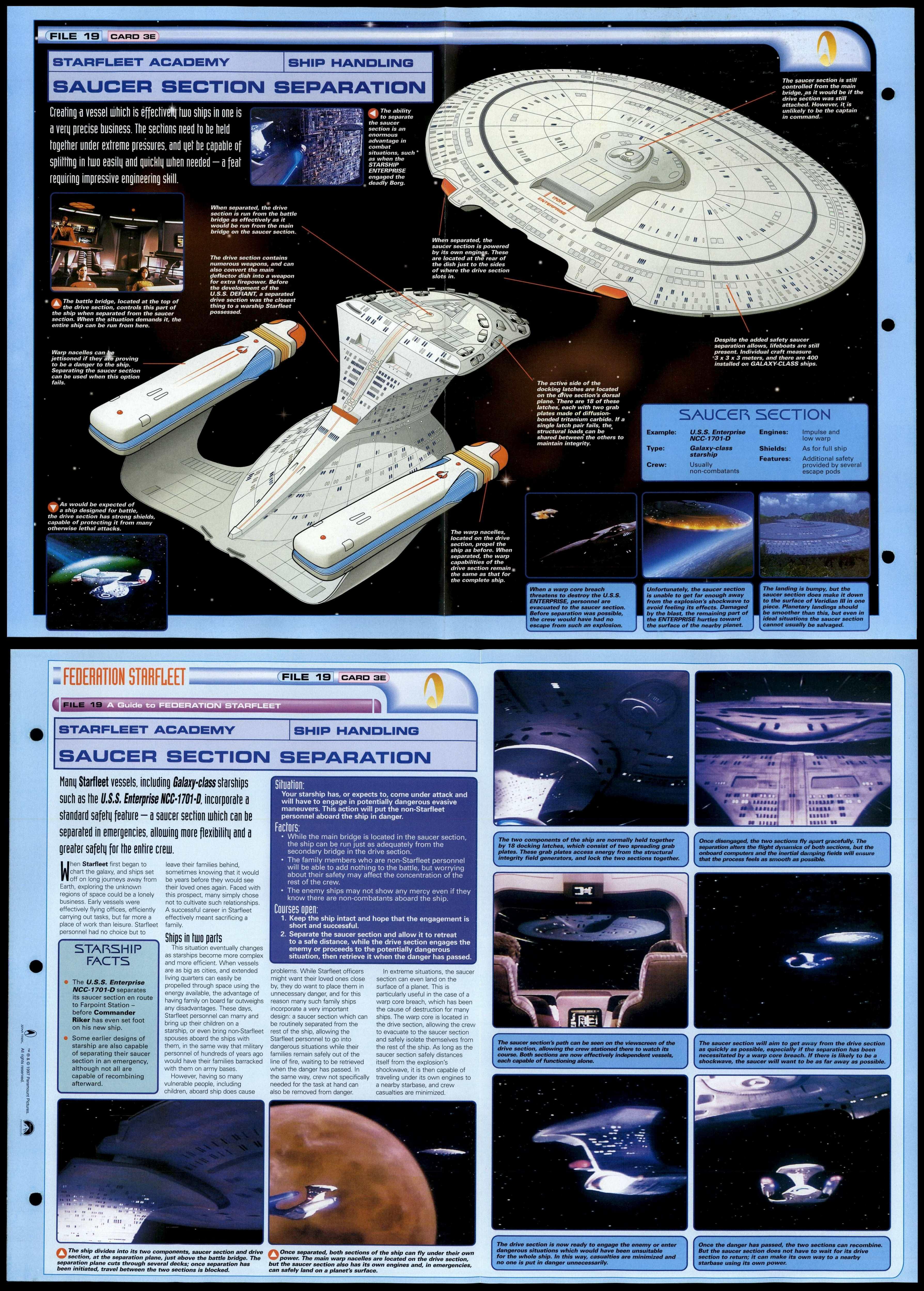 Every Starship Enterprise Saucer Separation In Star Trek & Why