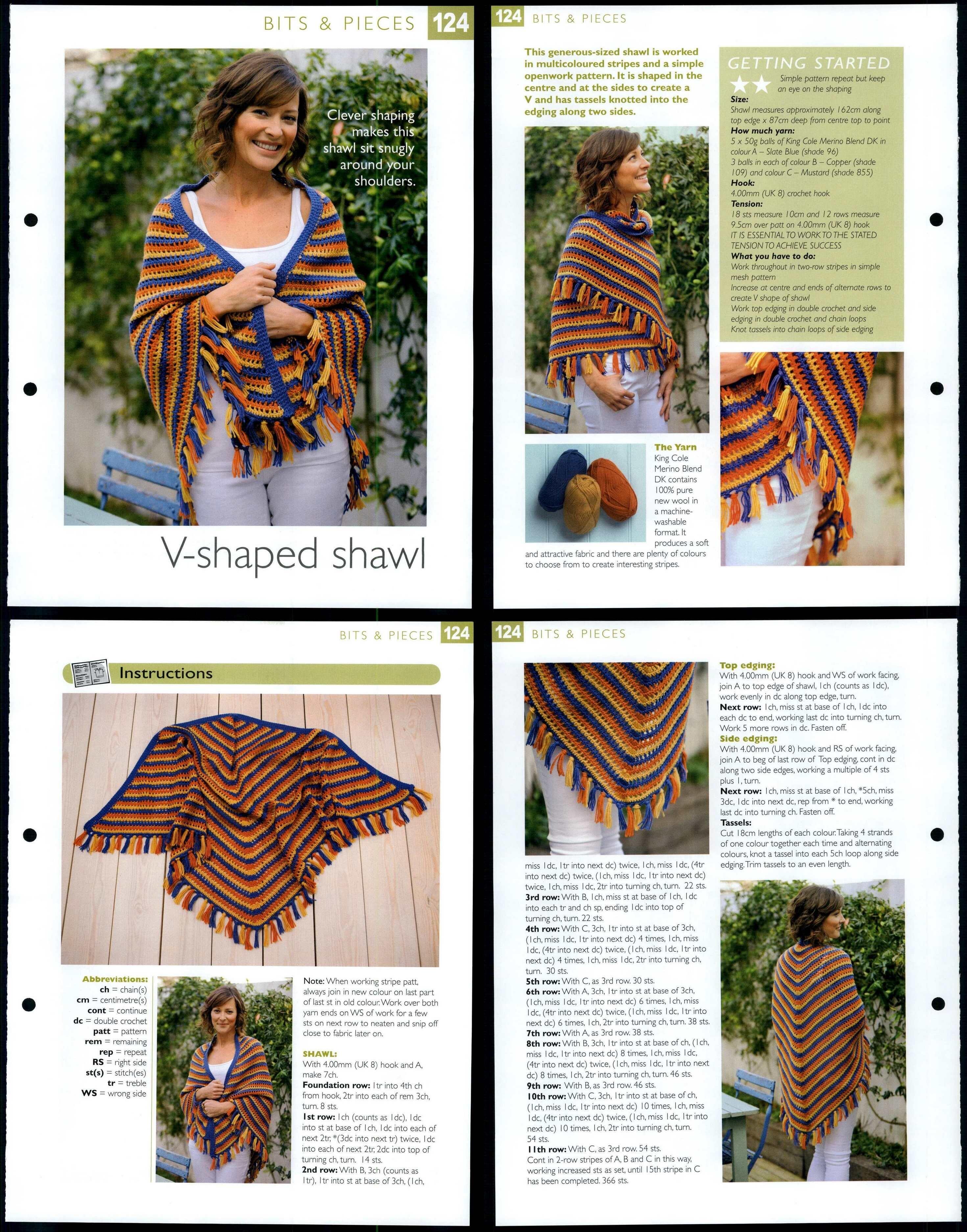 shaped shawl