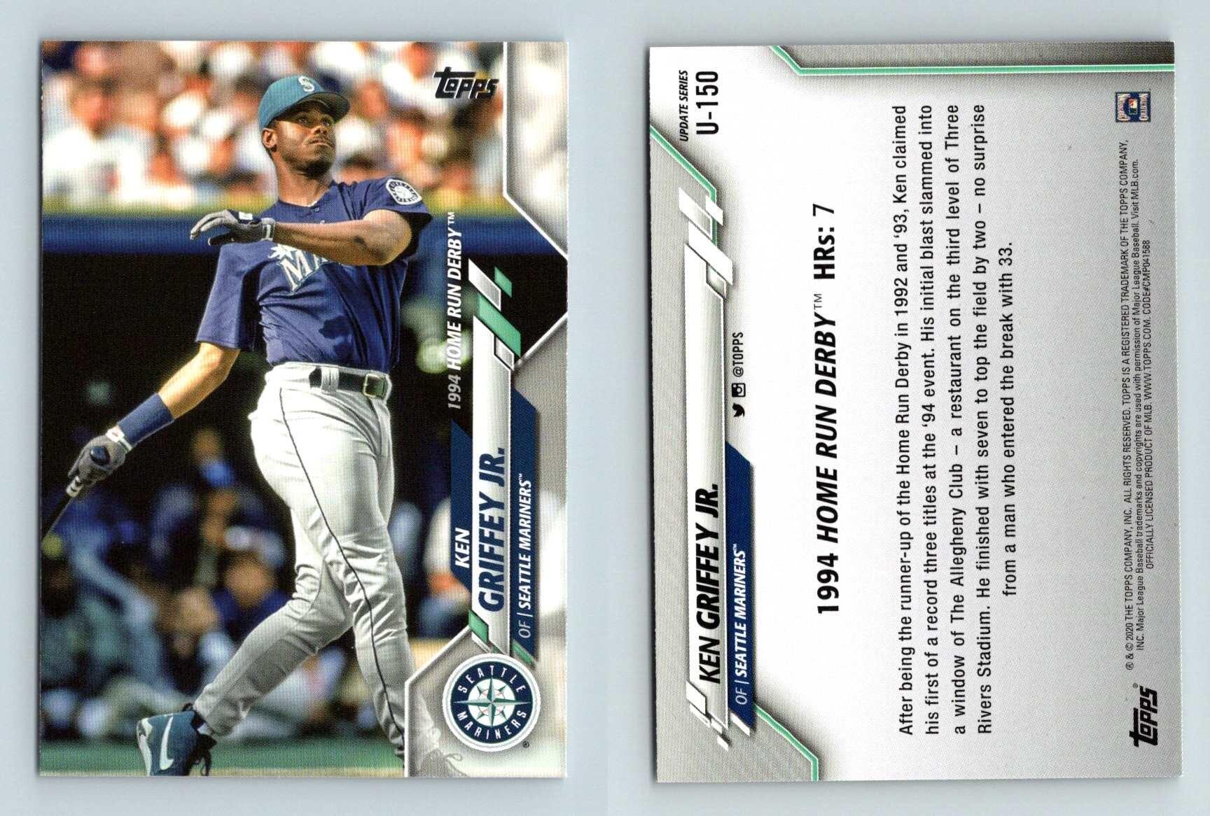 Ken Griffey Jr Topps Update 2020. 1994 Home Run Derby U-150. Mint