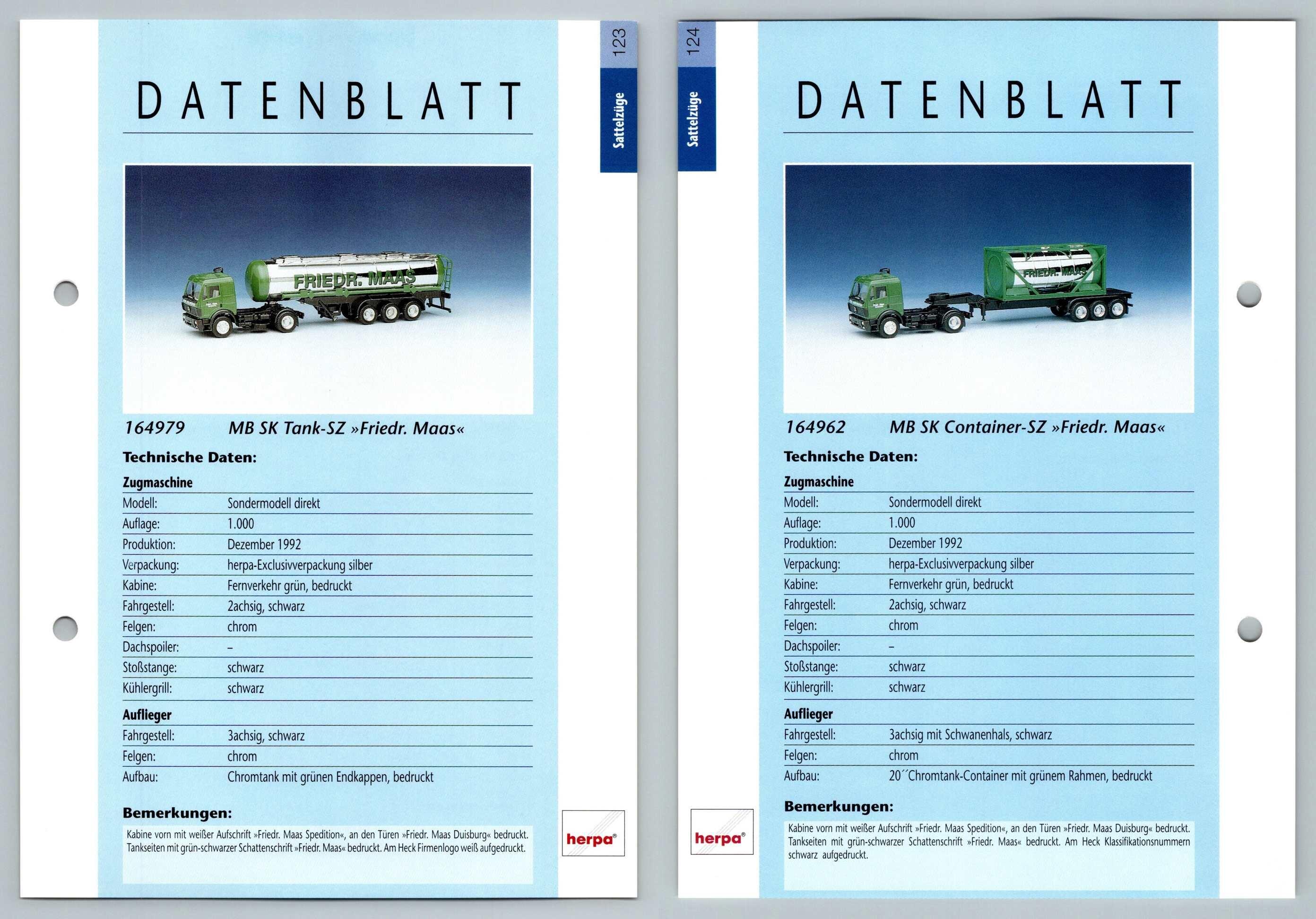 Mb Sk Tank Sz Mb Sk Container Sz 123 124 Sattelzuge Datenblatt