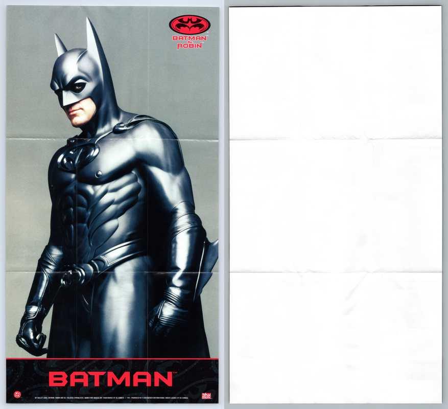 Batman - Batman & Robin Widevision 1997 Skybox Mini Poster Insert